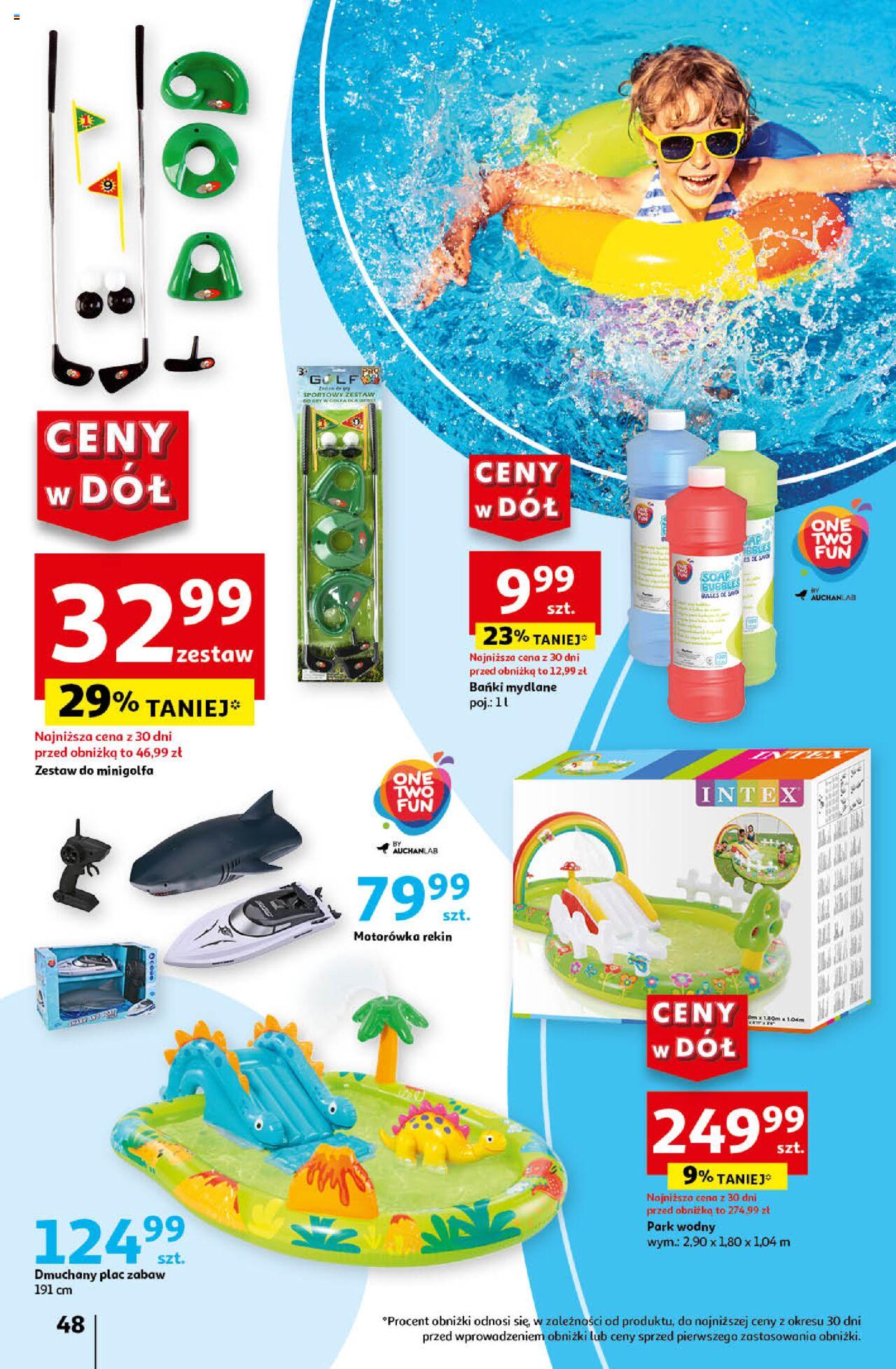 Auchan Ceny w dół Hipermarket Gazetka ważna od 20.06.2024 do 26.06.2024 strona 56