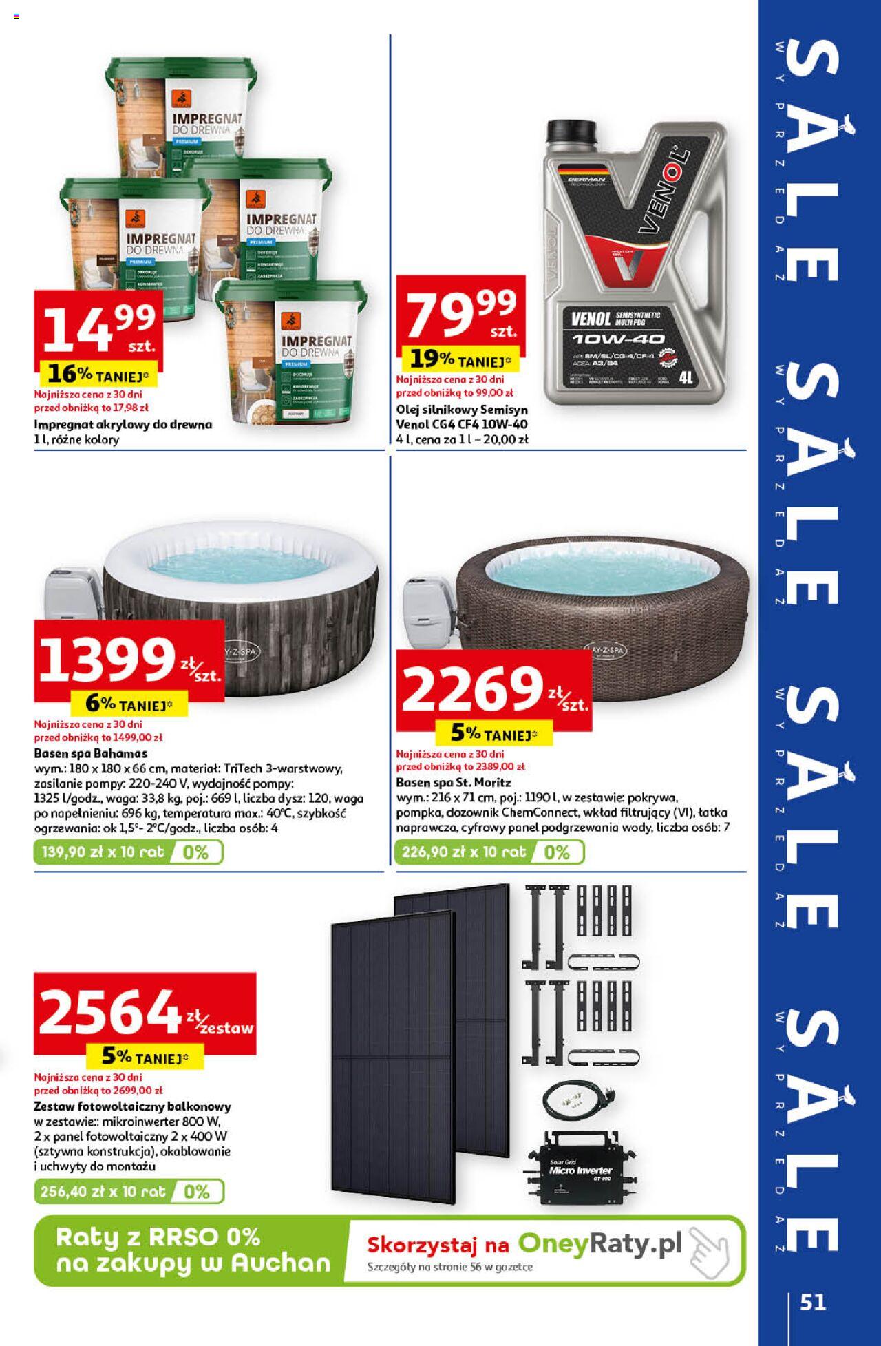 Auchan Ceny w dół Hipermarket Gazetka ważna od 20.06.2024 do 26.06.2024 strona 59
