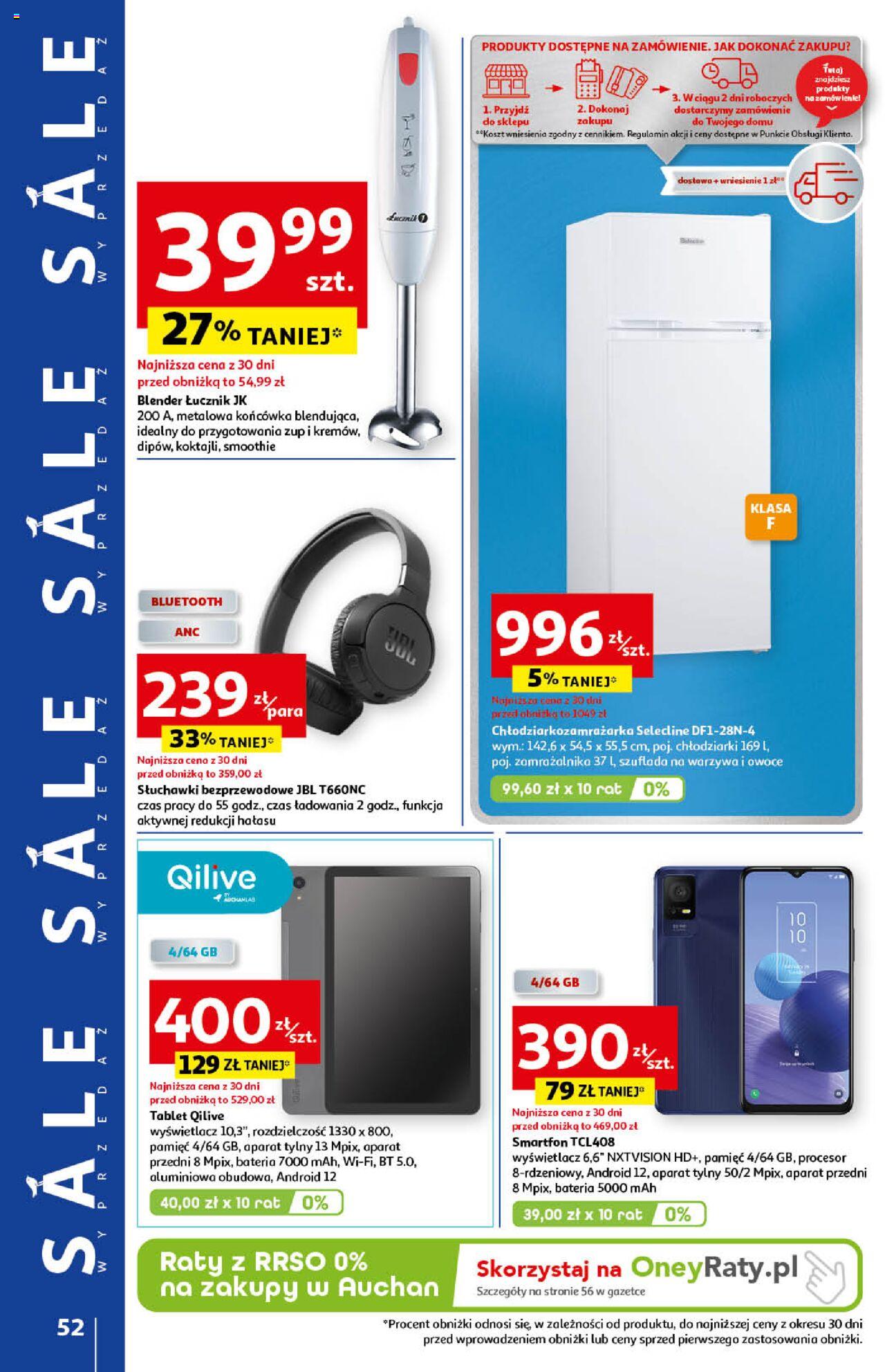 Auchan Ceny w dół Hipermarket Gazetka ważna od 20.06.2024 do 26.06.2024 strona 60