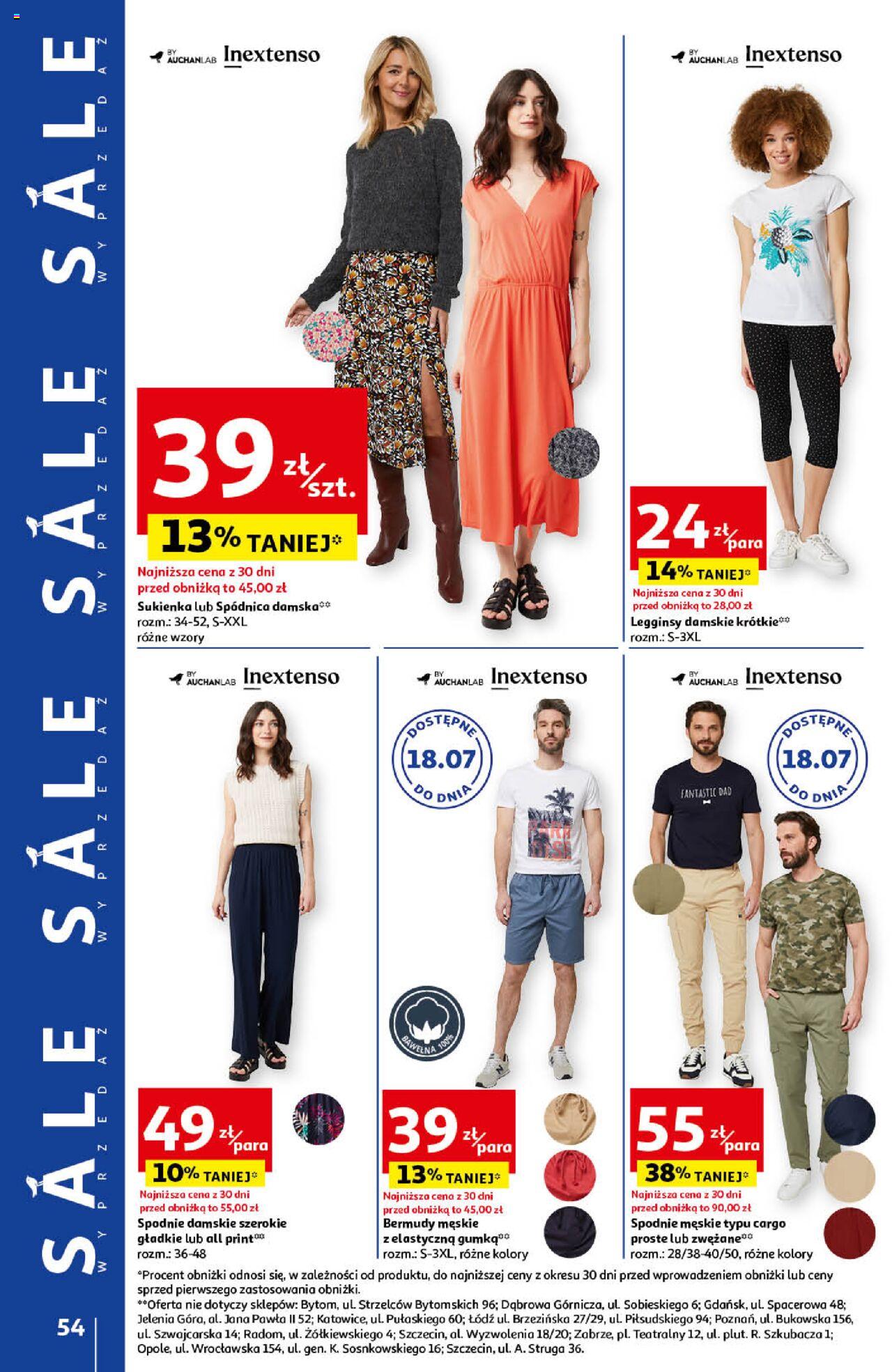 Auchan Ceny w dół Hipermarket Gazetka ważna od 20.06.2024 do 26.06.2024 strona 62