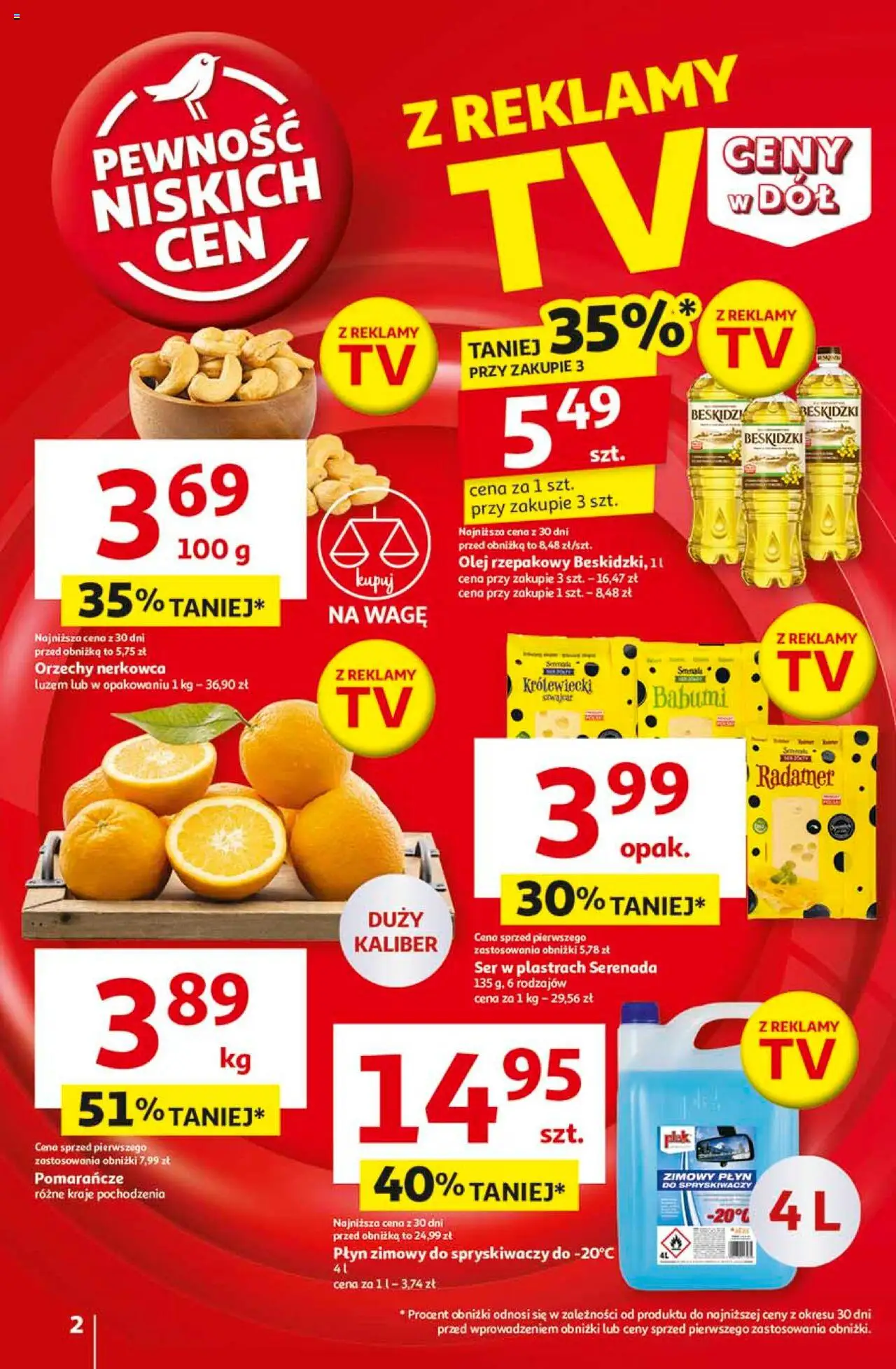 Auchan Ceny w dół Hipermarket Gazetka ważna od 23.01.2025 do 29.01.2025 strona 2