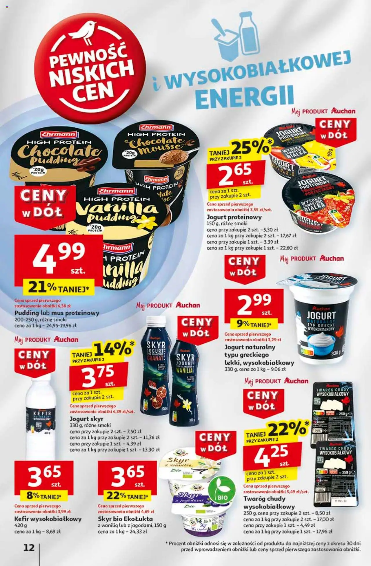 Auchan Ceny w dół Hipermarket Gazetka ważna od 23.01.2025 do 29.01.2025 strona 14
