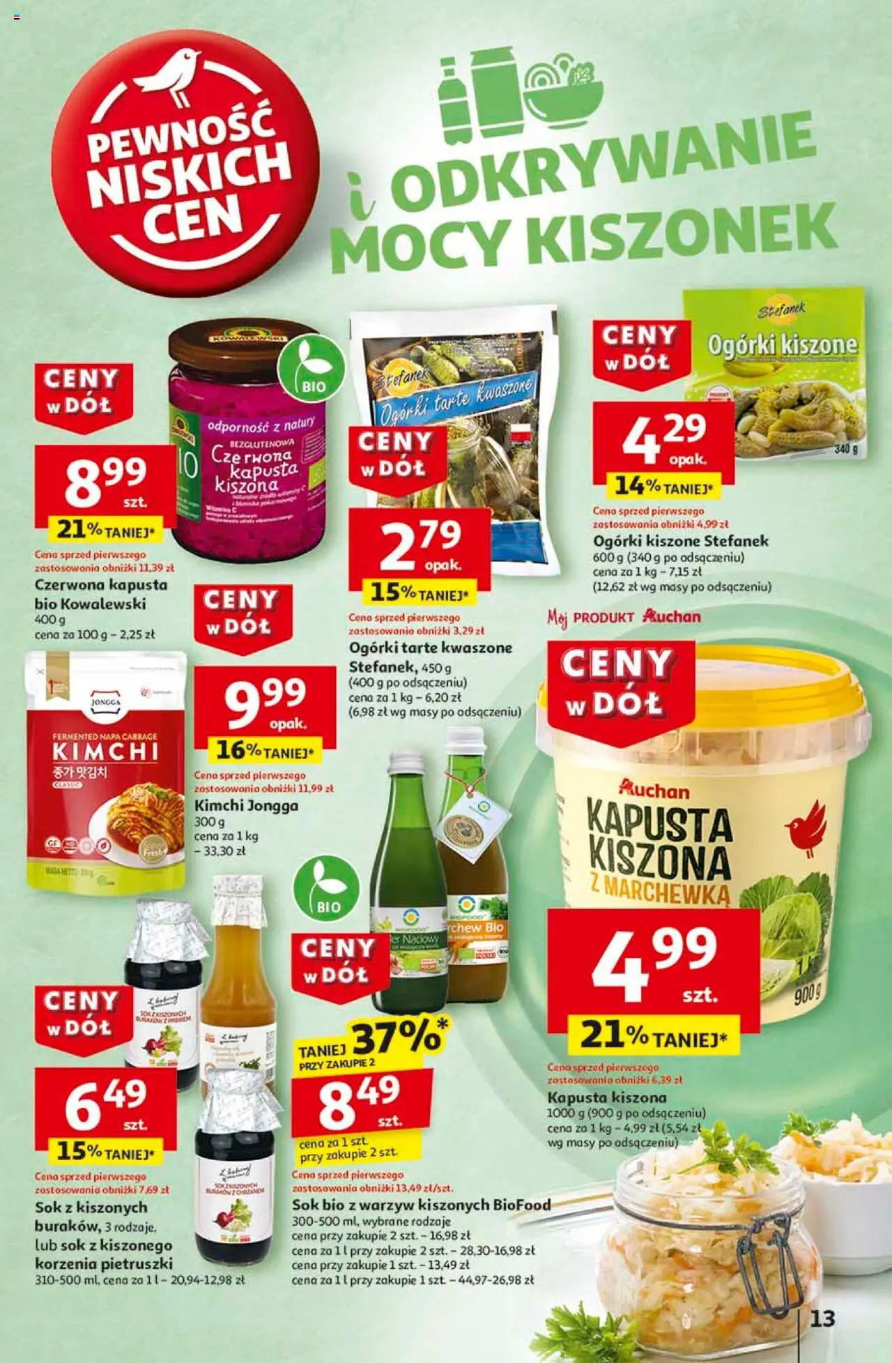 Auchan Ceny w dół Hipermarket Gazetka ważna od 23.01.2025 do 29.01.2025 strona 15