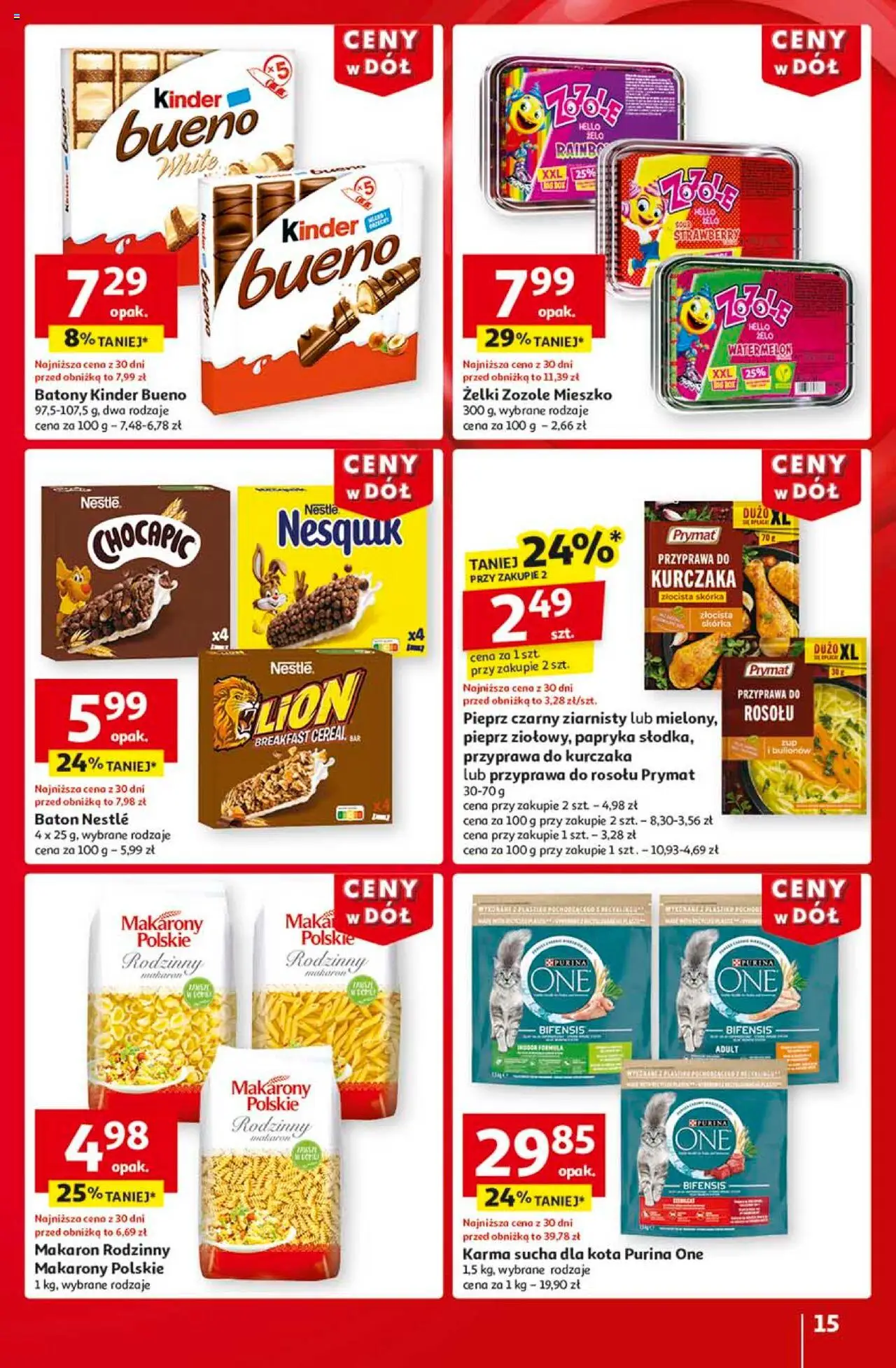 Auchan Ceny w dół Hipermarket Gazetka ważna od 23.01.2025 do 29.01.2025 strona 17