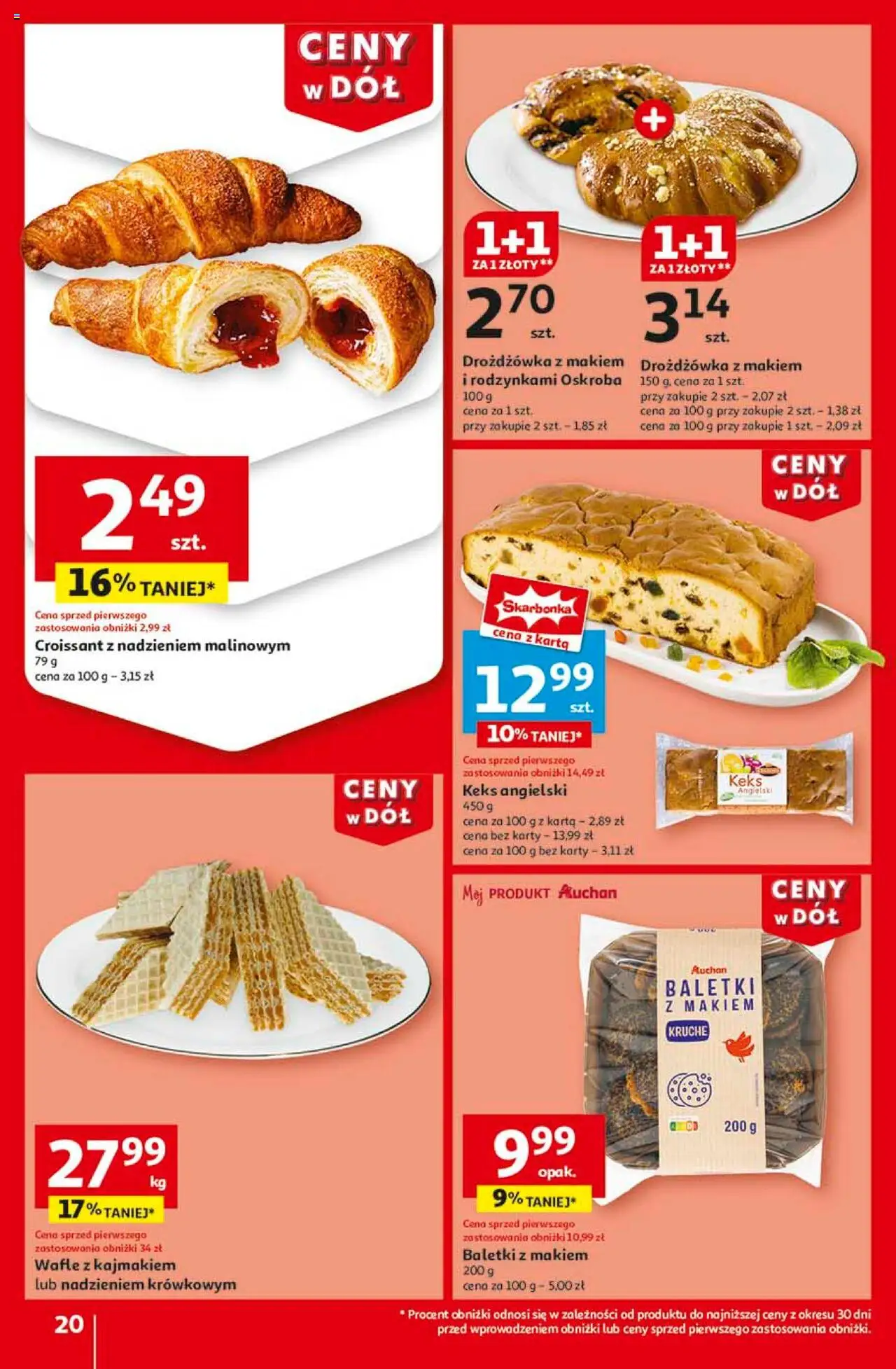 Auchan Ceny w dół Hipermarket Gazetka ważna od 23.01.2025 do 29.01.2025 strona 22