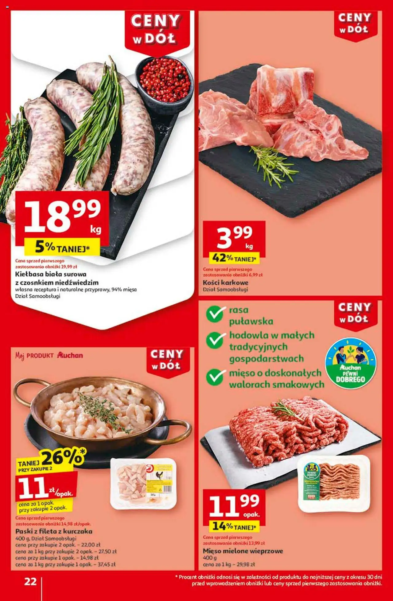 Auchan Ceny w dół Hipermarket Gazetka ważna od 23.01.2025 do 29.01.2025 strona 24