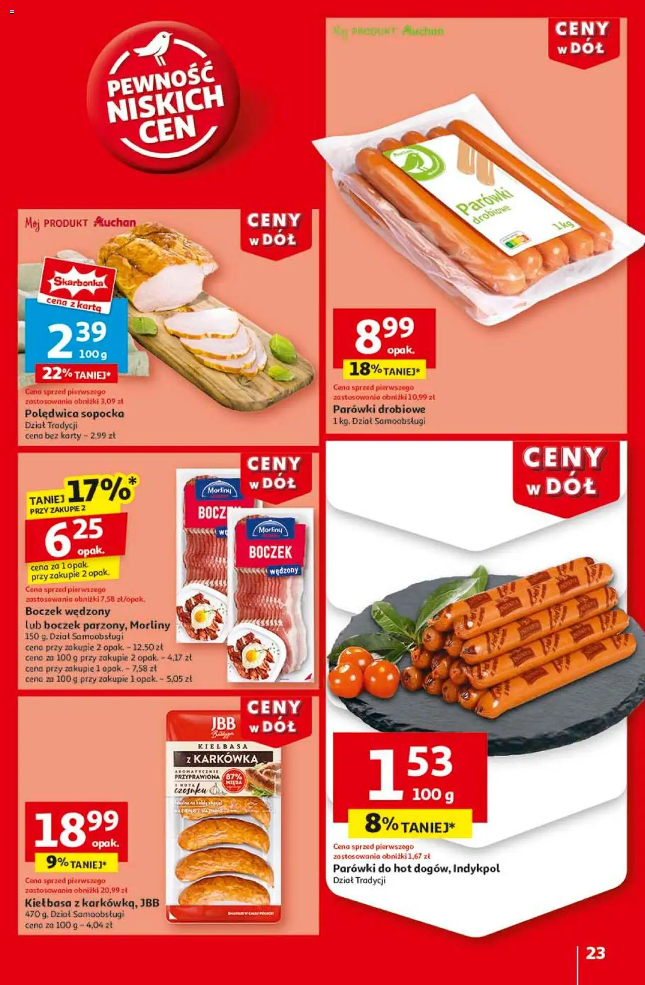 Auchan Ceny w dół Hipermarket Gazetka ważna od 23.01.2025 do 29.01.2025 strona 25
