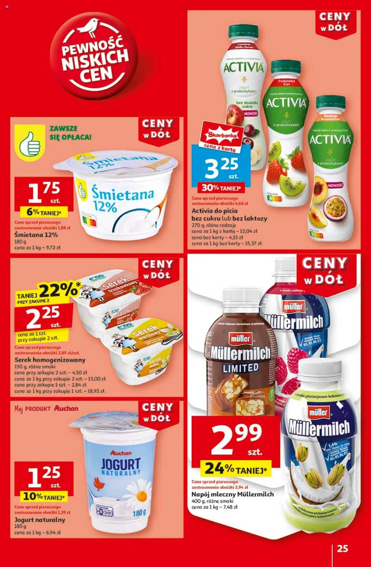 Auchan Ceny w dół Hipermarket Gazetka ważna od 23.01.2025 do 29.01.2025 strona 27