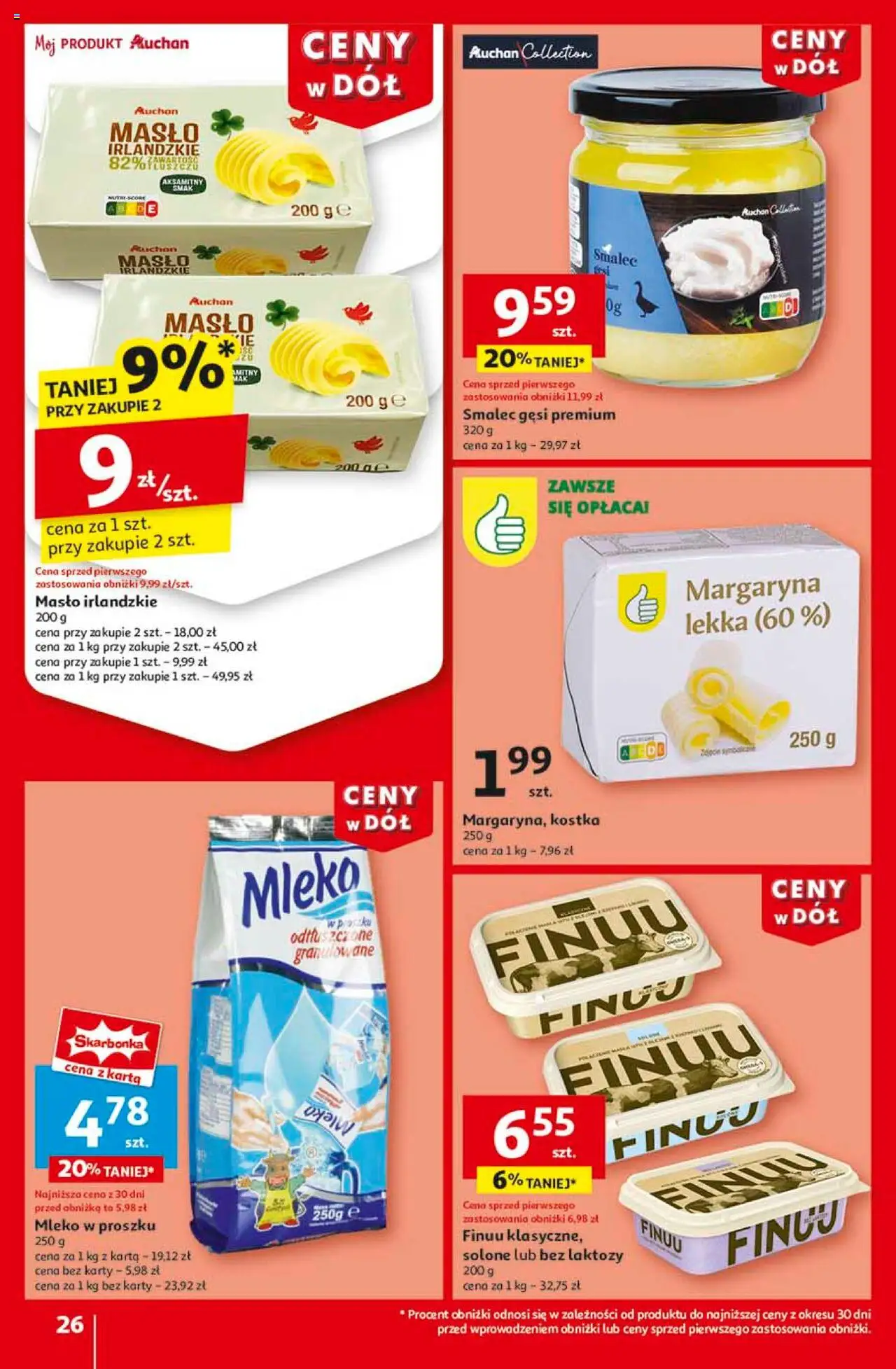 Auchan Ceny w dół Hipermarket Gazetka ważna od 23.01.2025 do 29.01.2025 strona 28