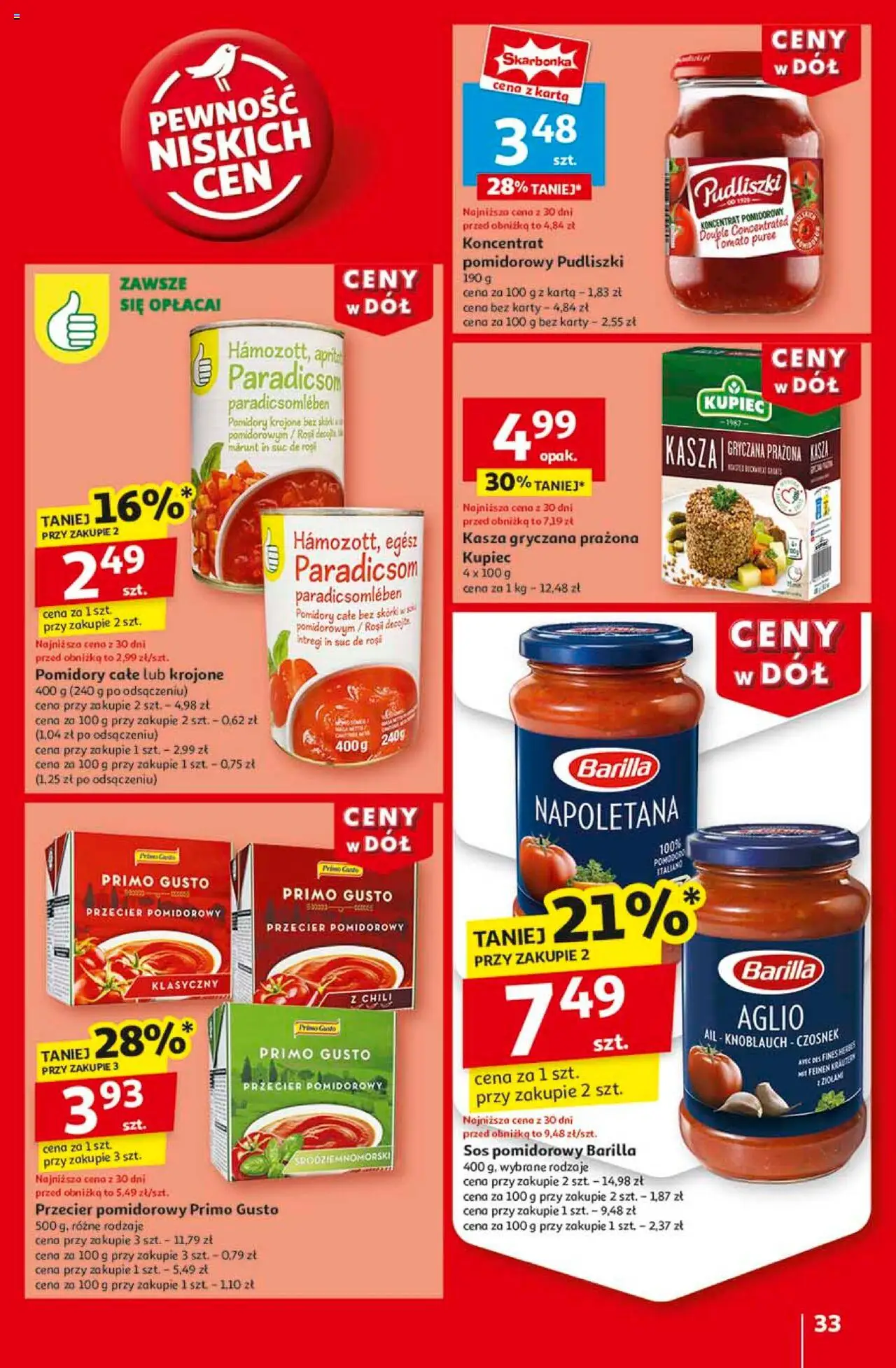 Auchan Ceny w dół Hipermarket Gazetka ważna od 23.01.2025 do 29.01.2025 strona 33