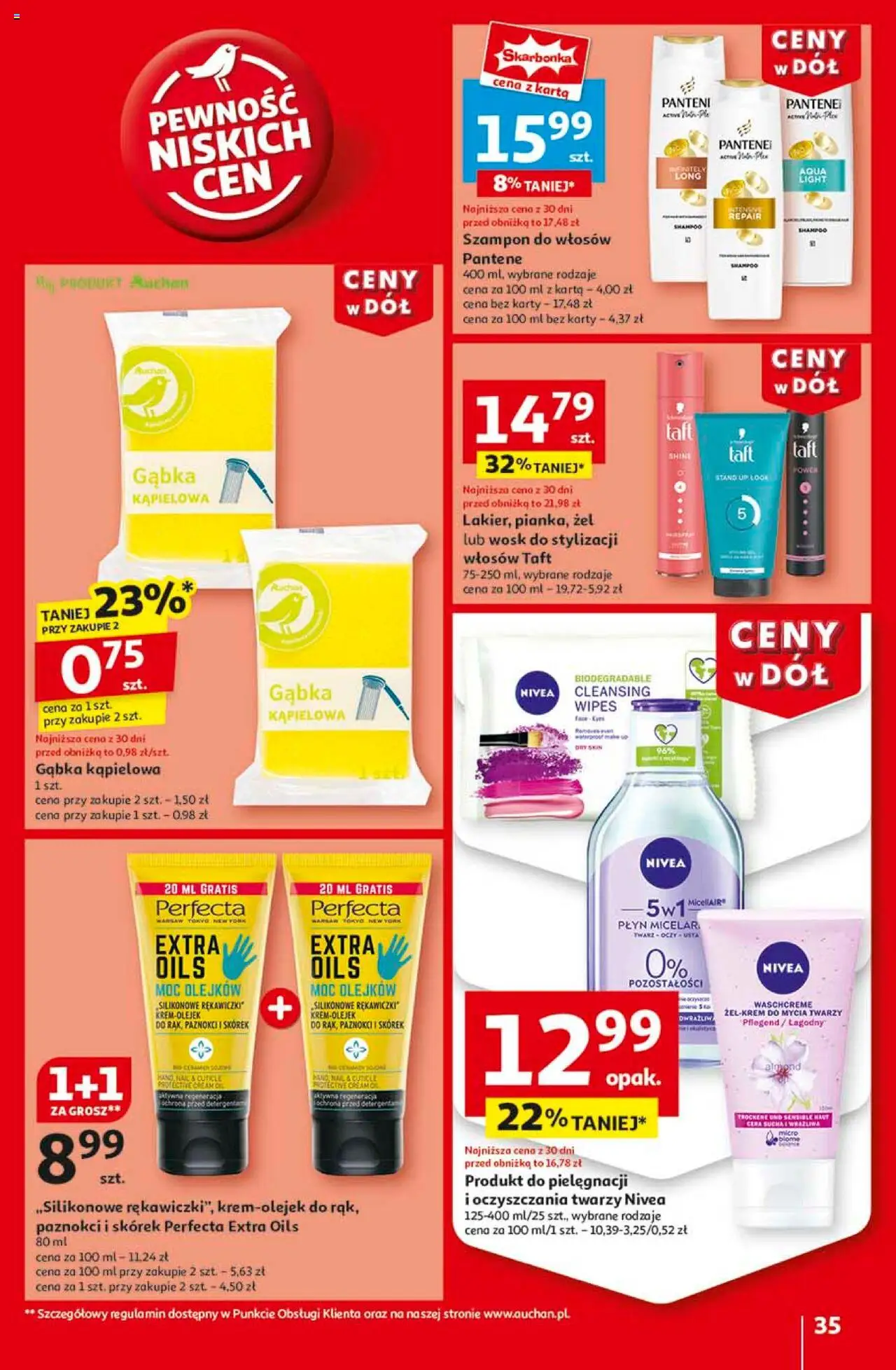 Auchan Ceny w dół Hipermarket Gazetka ważna od 23.01.2025 do 29.01.2025 strona 35