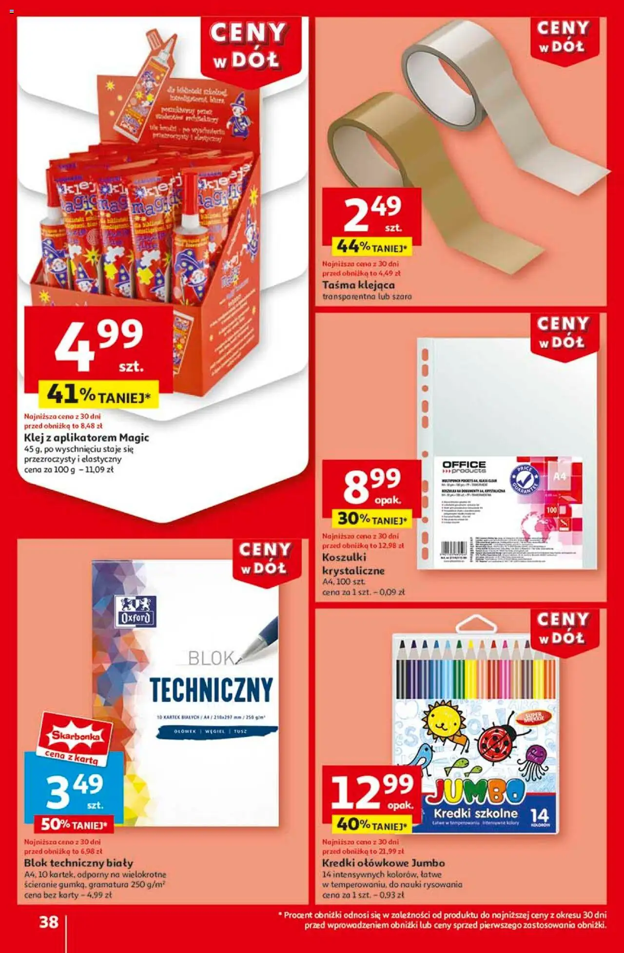 Auchan Ceny w dół Hipermarket Gazetka ważna od 23.01.2025 do 29.01.2025 strona 38
