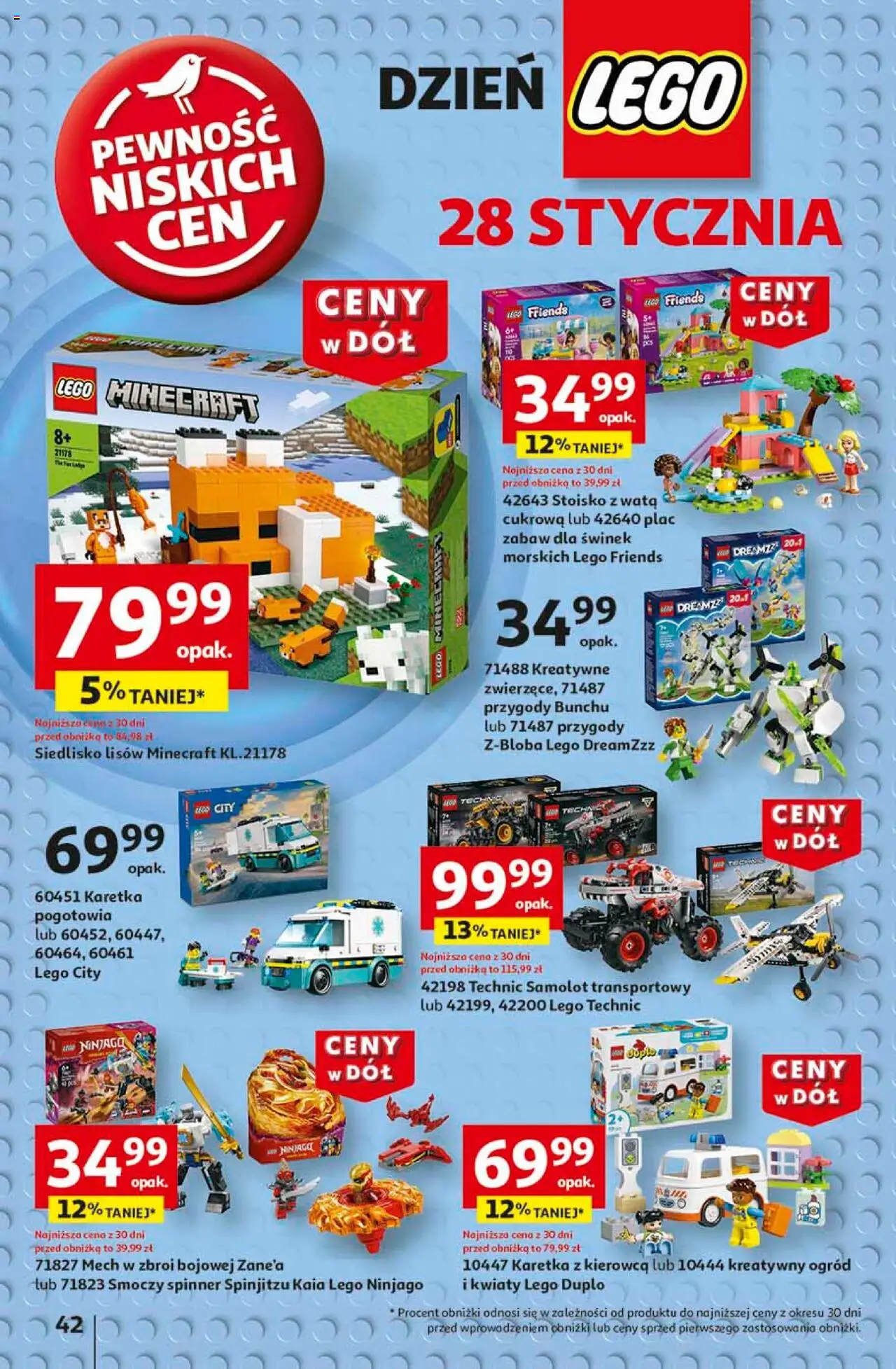Auchan Ceny w dół Hipermarket Gazetka ważna od 23.01.2025 do 29.01.2025 strona 48