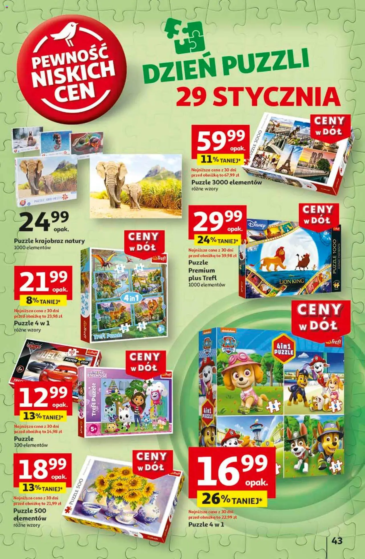Auchan Ceny w dół Hipermarket Gazetka ważna od 23.01.2025 do 29.01.2025 strona 49
