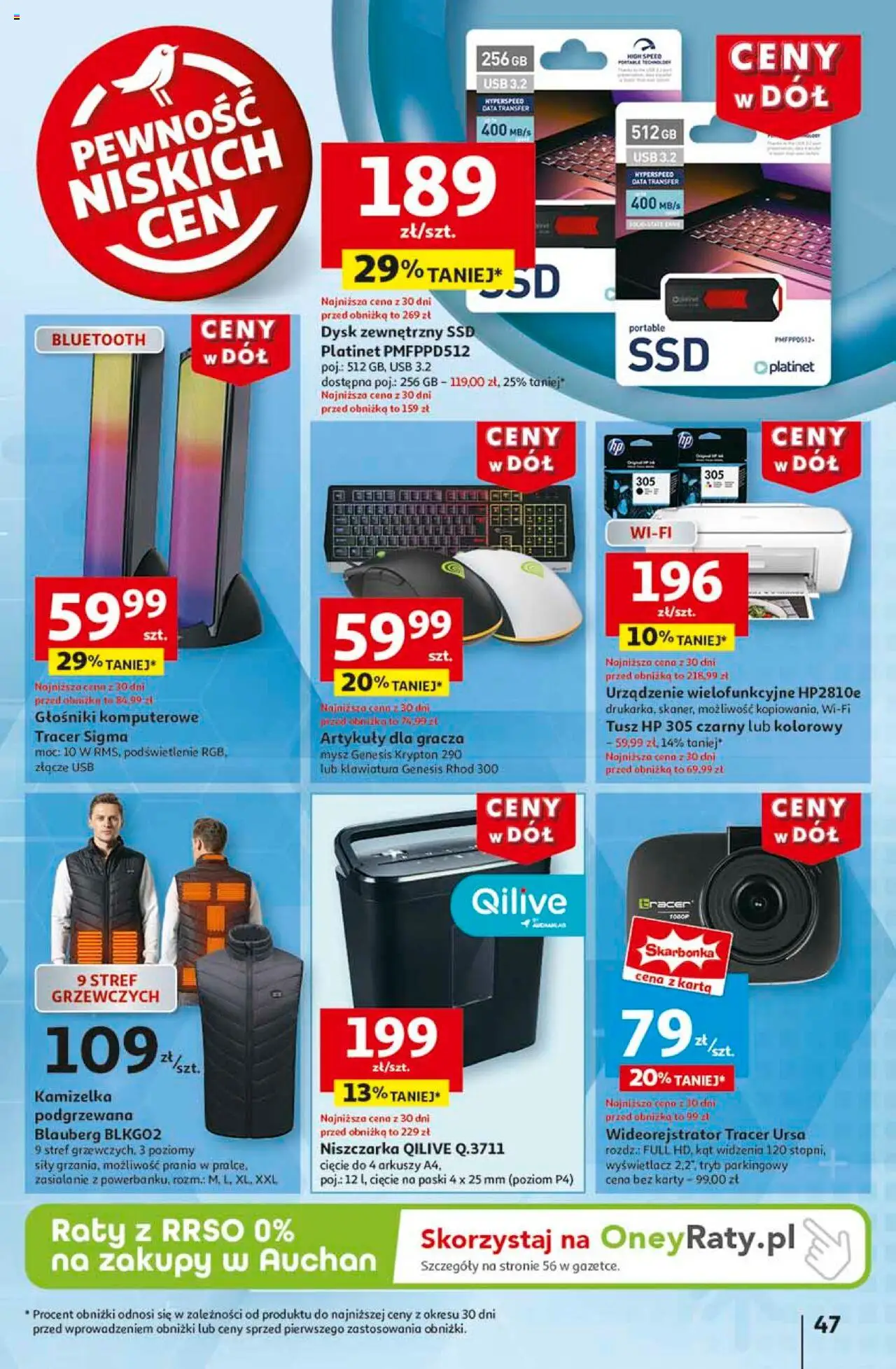 Auchan Ceny w dół Hipermarket Gazetka ważna od 23.01.2025 do 29.01.2025 strona 53