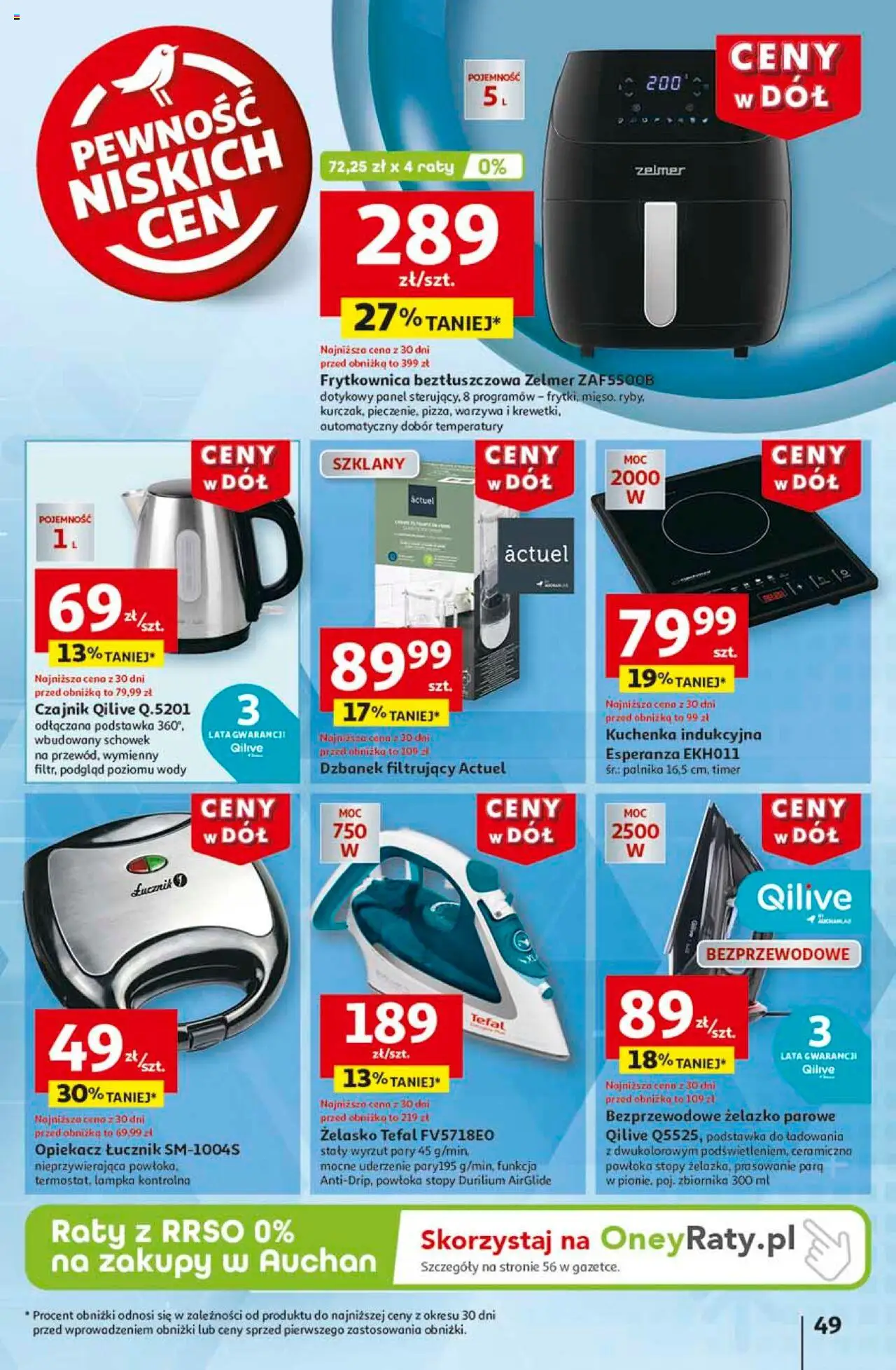 Auchan Ceny w dół Hipermarket Gazetka ważna od 23.01.2025 do 29.01.2025 strona 55