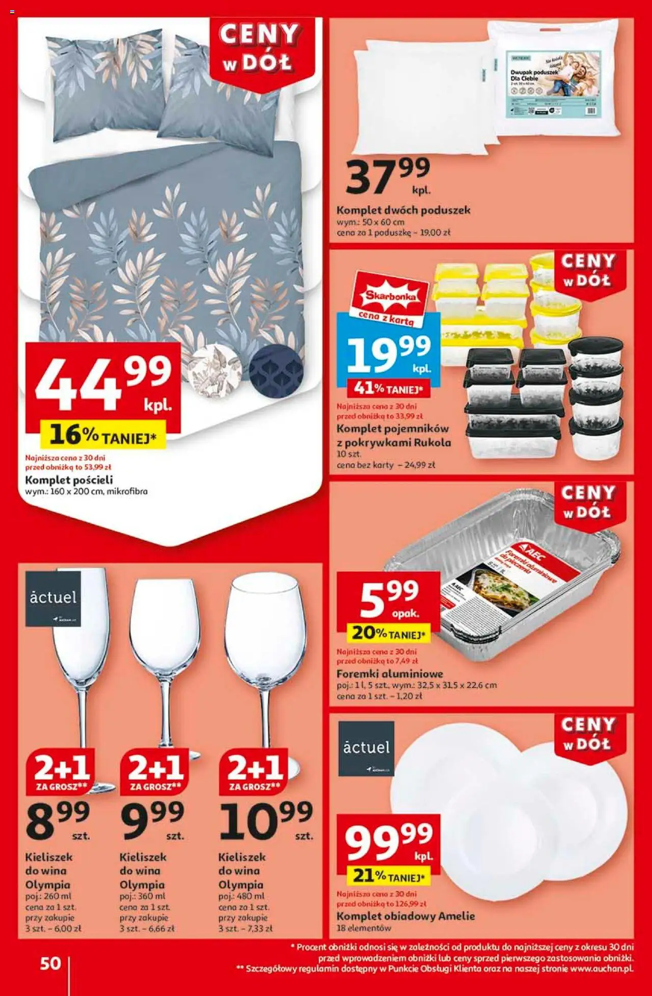 Auchan Ceny w dół Hipermarket Gazetka ważna od 23.01.2025 do 29.01.2025 strona 56
