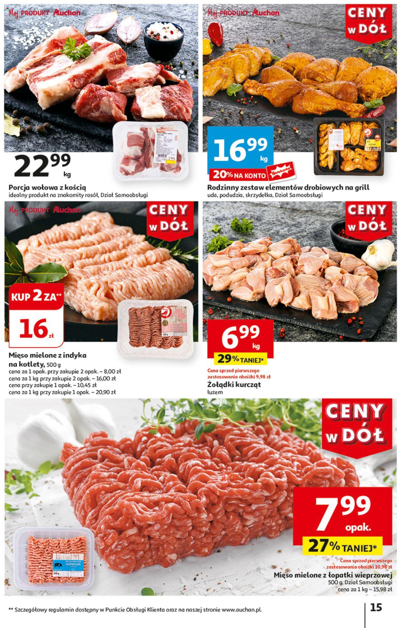 Auchan Ceny w dół Hipermarket Gazetka ważna od 27.06.2024 do 03.07.2024 strona 16