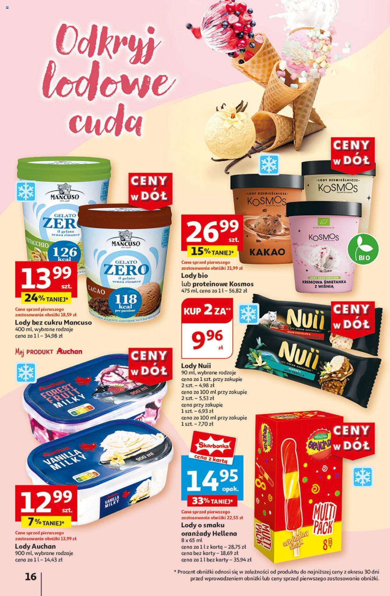 Auchan Ceny w dół Hipermarket Gazetka ważna od 27.06.2024 do 03.07.2024 strona 17