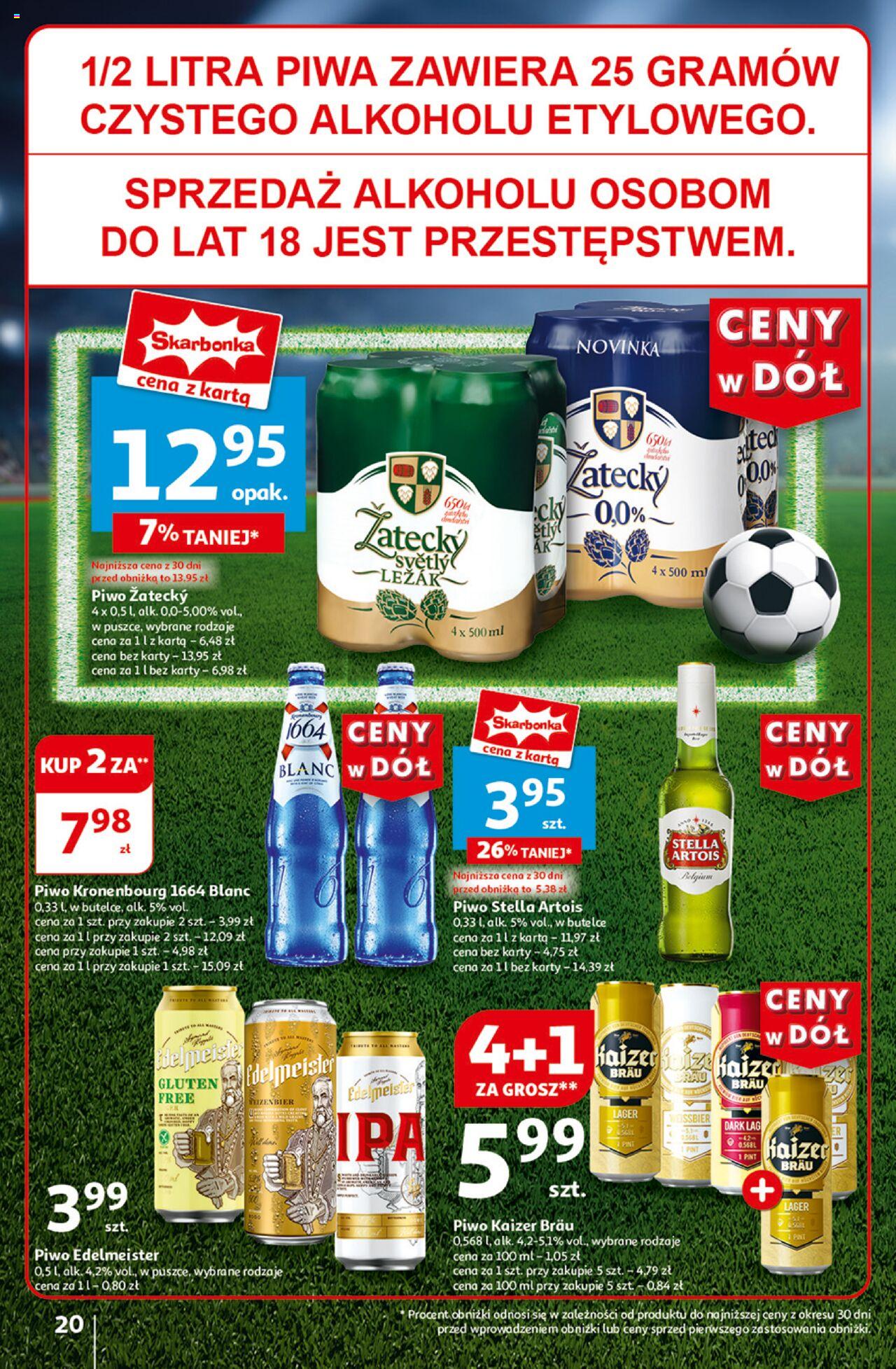 Auchan Ceny w dół Hipermarket Gazetka ważna od 27.06.2024 do 03.07.2024 strona 21