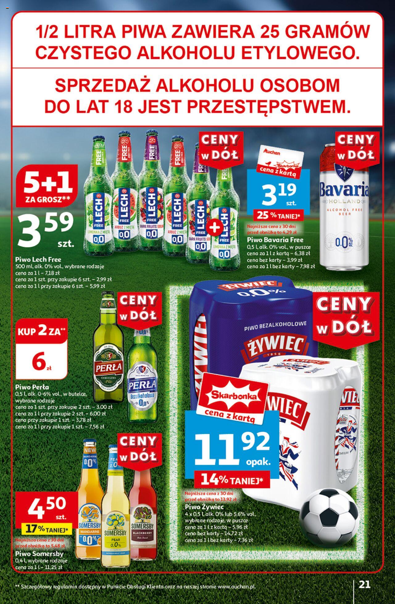 Auchan Ceny w dół Hipermarket Gazetka ważna od 27.06.2024 do 03.07.2024 strona 22