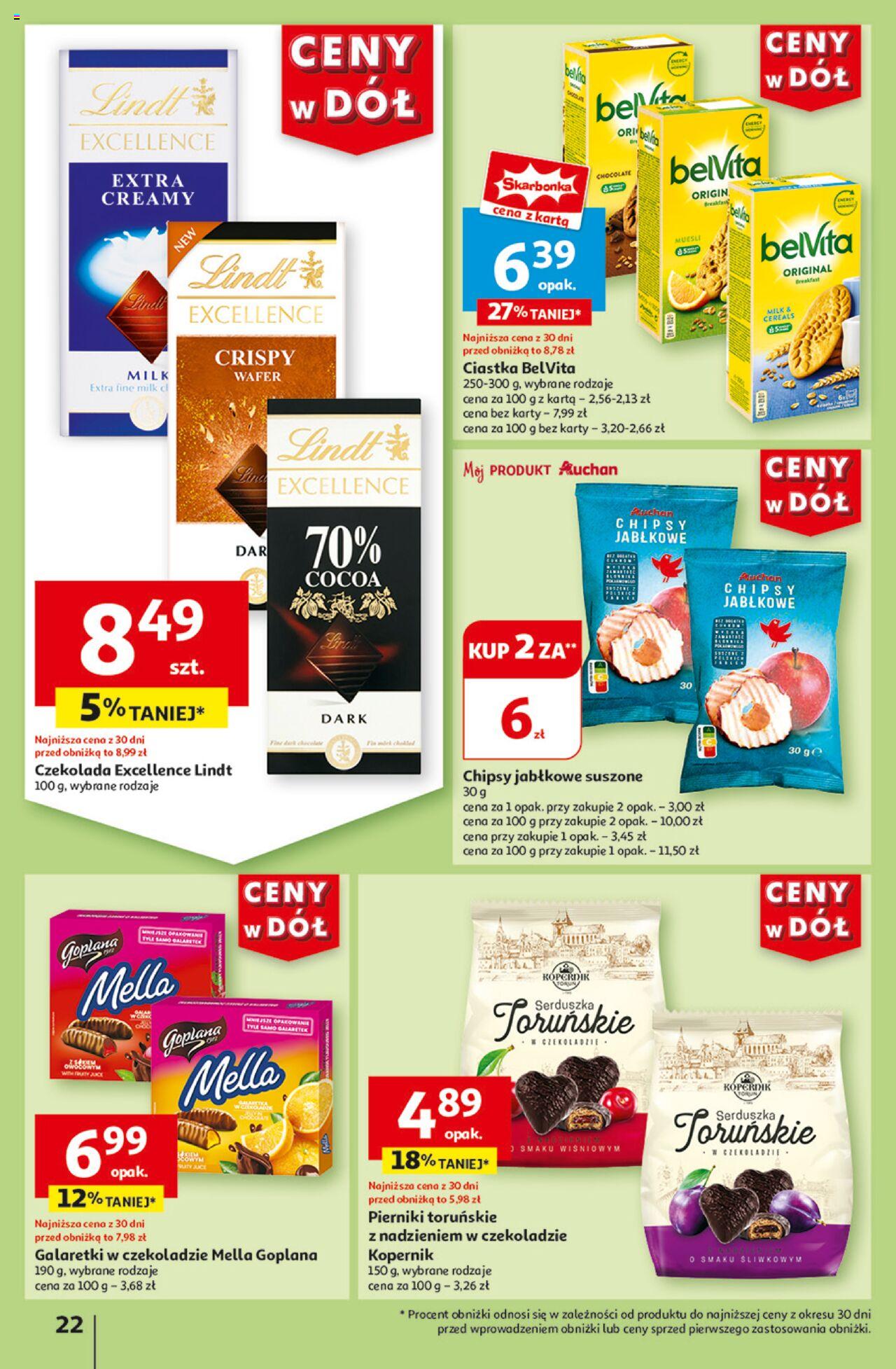 Auchan Ceny w dół Hipermarket Gazetka ważna od 27.06.2024 do 03.07.2024 strona 23