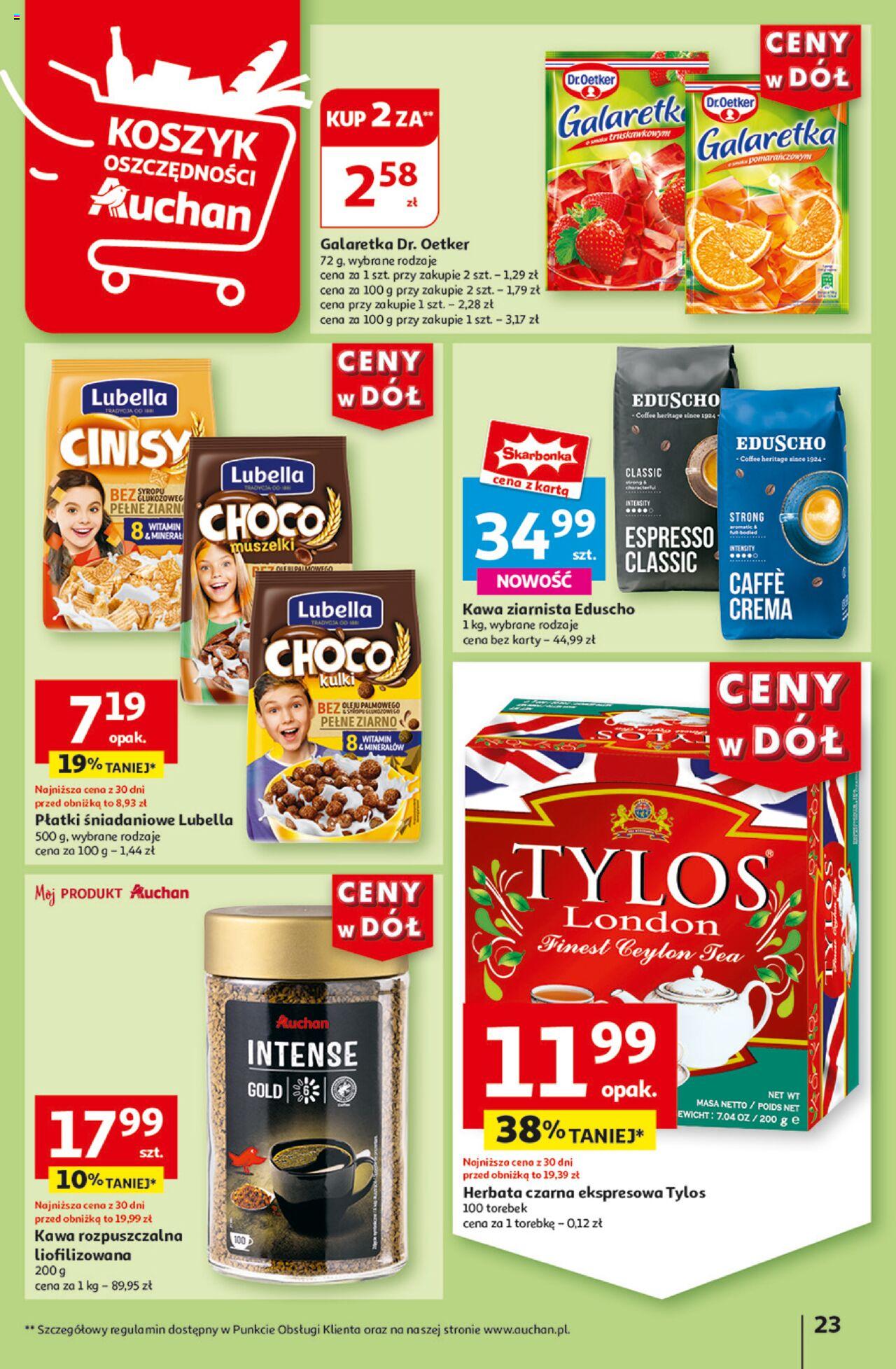 Auchan Ceny w dół Hipermarket Gazetka ważna od 27.06.2024 do 03.07.2024 strona 24