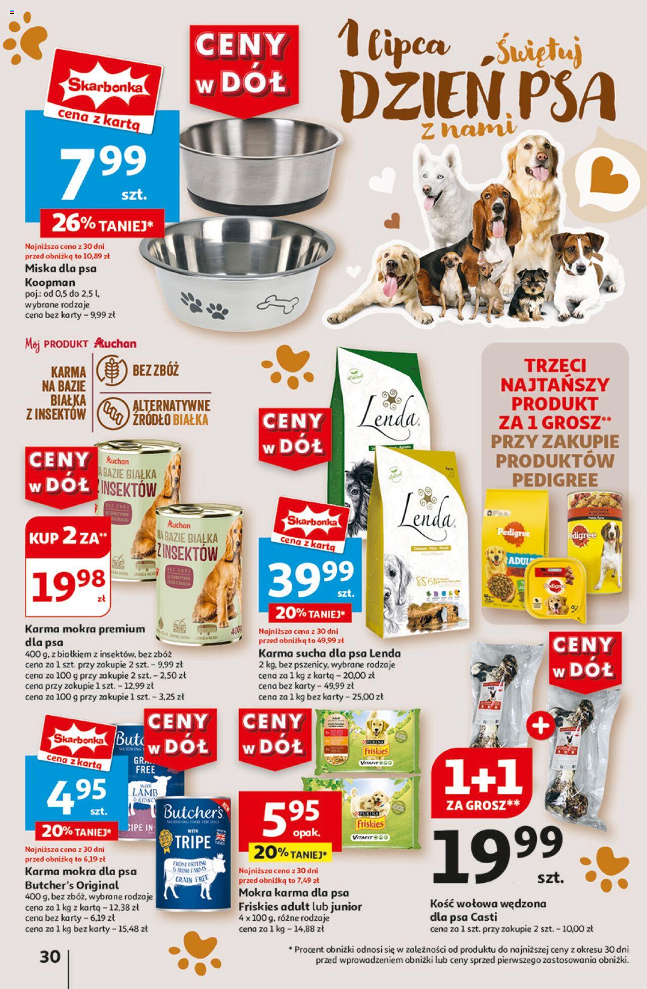 Auchan Ceny w dół Hipermarket Gazetka ważna od 27.06.2024 do 03.07.2024 strona 31