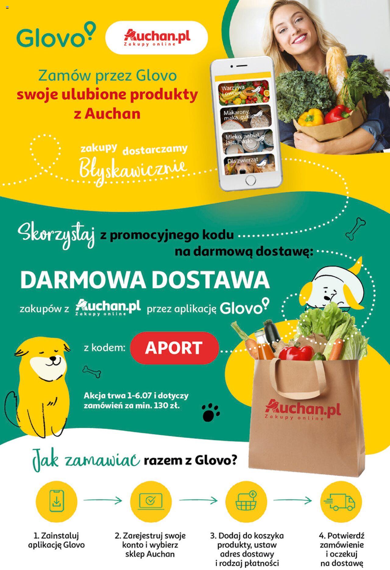 Auchan Ceny w dół Hipermarket Gazetka ważna od 27.06.2024 do 03.07.2024 strona 36