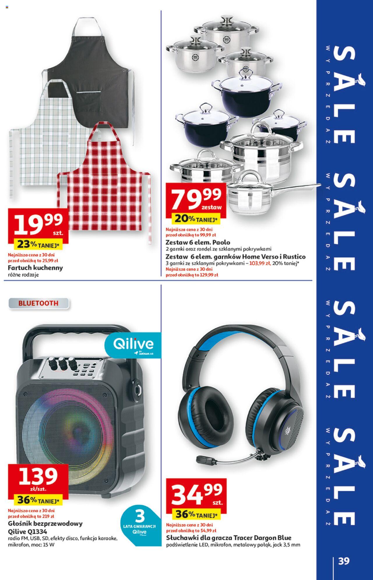 Auchan Ceny w dół Hipermarket Gazetka ważna od 27.06.2024 do 03.07.2024 strona 46