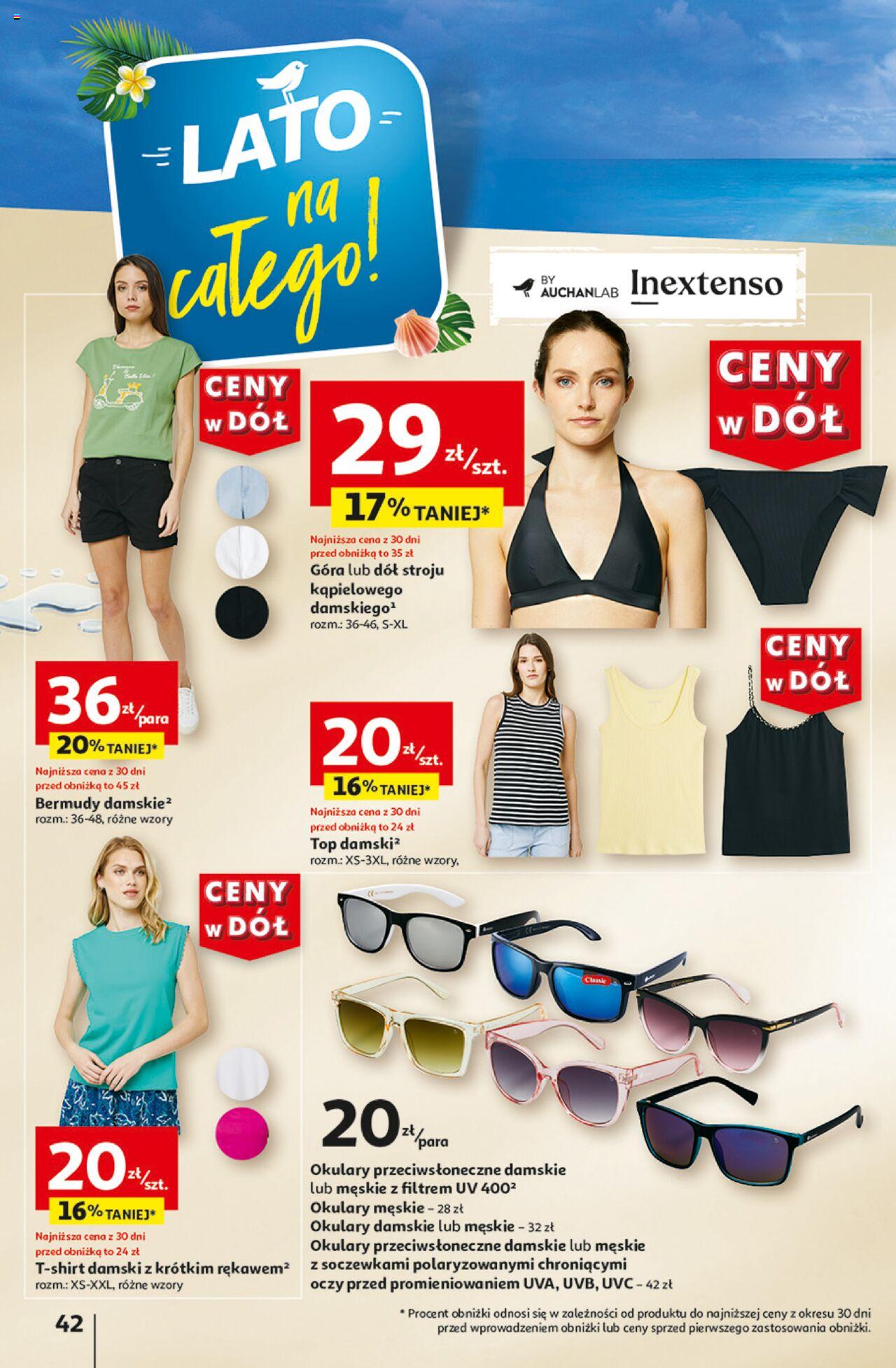 Auchan Ceny w dół Hipermarket Gazetka ważna od 27.06.2024 do 03.07.2024 strona 49