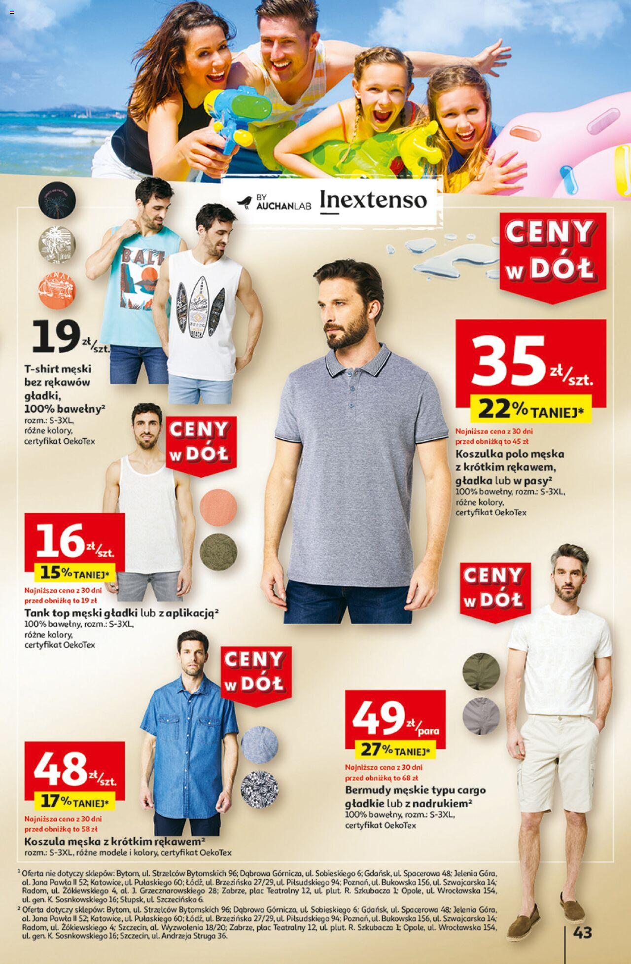 Auchan Ceny w dół Hipermarket Gazetka ważna od 27.06.2024 do 03.07.2024 strona 50