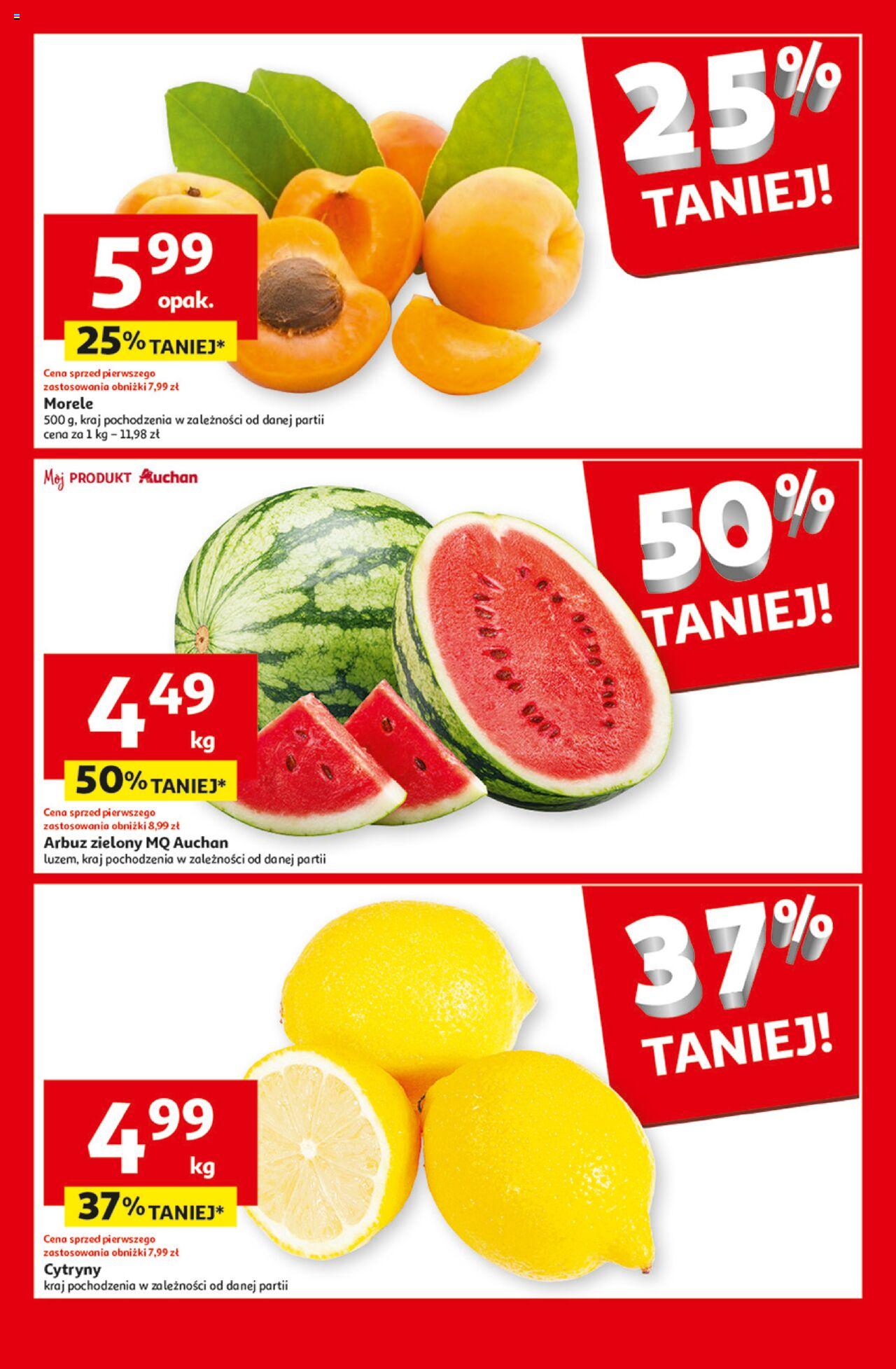 Auchan Ceny w dół Hipermarket Gazetka ważna od 27.06.2024 do 03.07.2024 strona 6