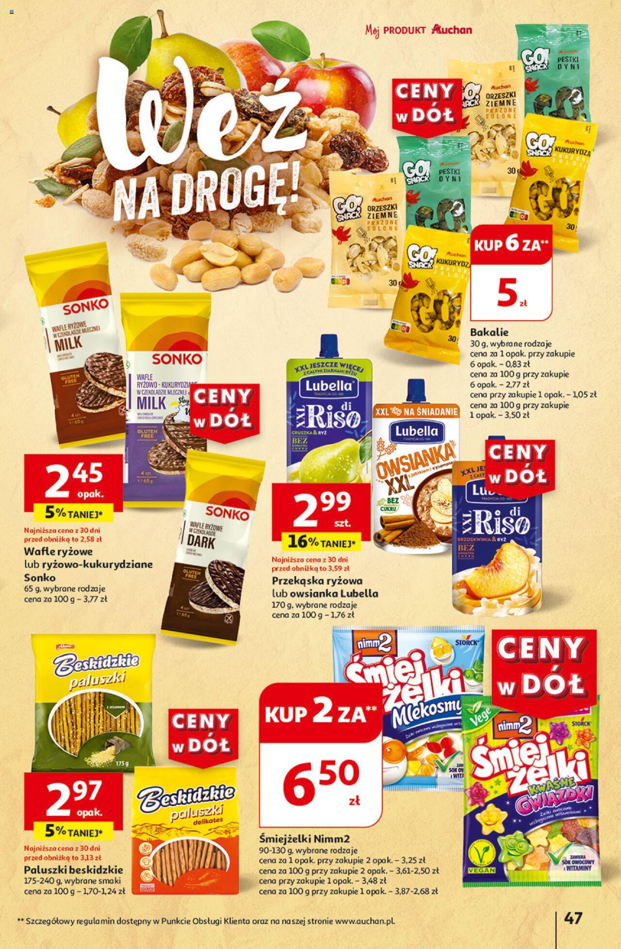 Auchan Ceny w dół Hipermarket Gazetka ważna od 27.06.2024 do 03.07.2024 strona 54