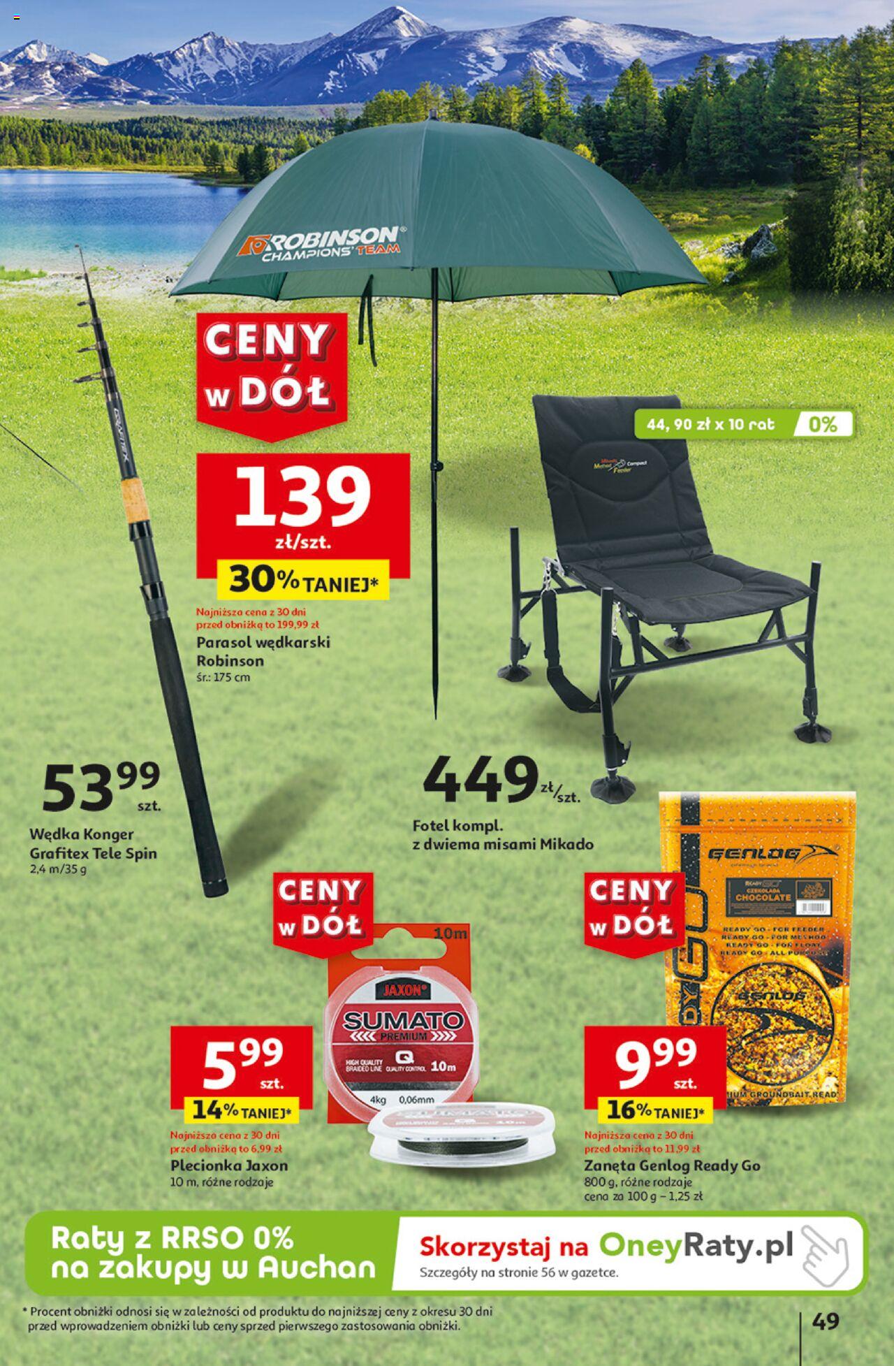 Auchan Ceny w dół Hipermarket Gazetka ważna od 27.06.2024 do 03.07.2024 strona 56