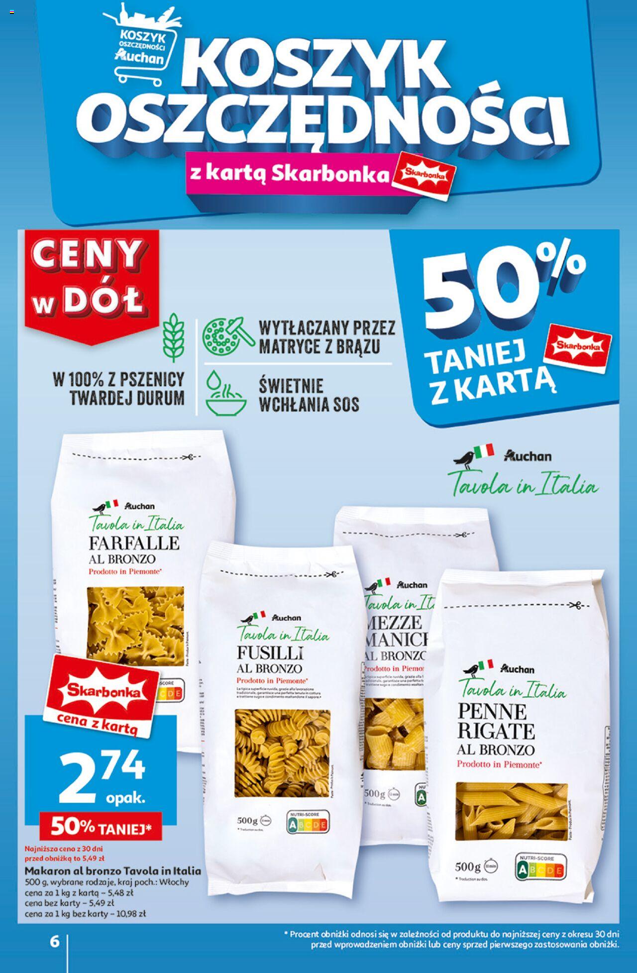 Auchan Ceny w dół Hipermarket Gazetka ważna od 27.06.2024 do 03.07.2024 strona 7