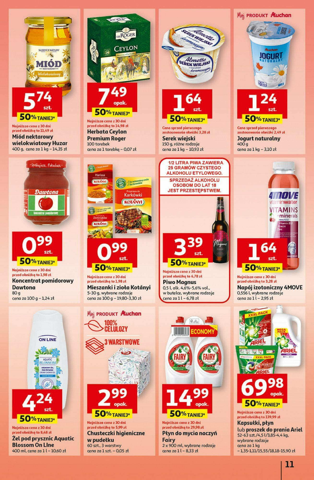 Auchan Coś dla niej i dla niego! Hipermarket Gazetka ważna od 07.03.2024 do 13.03.2024 strona 11