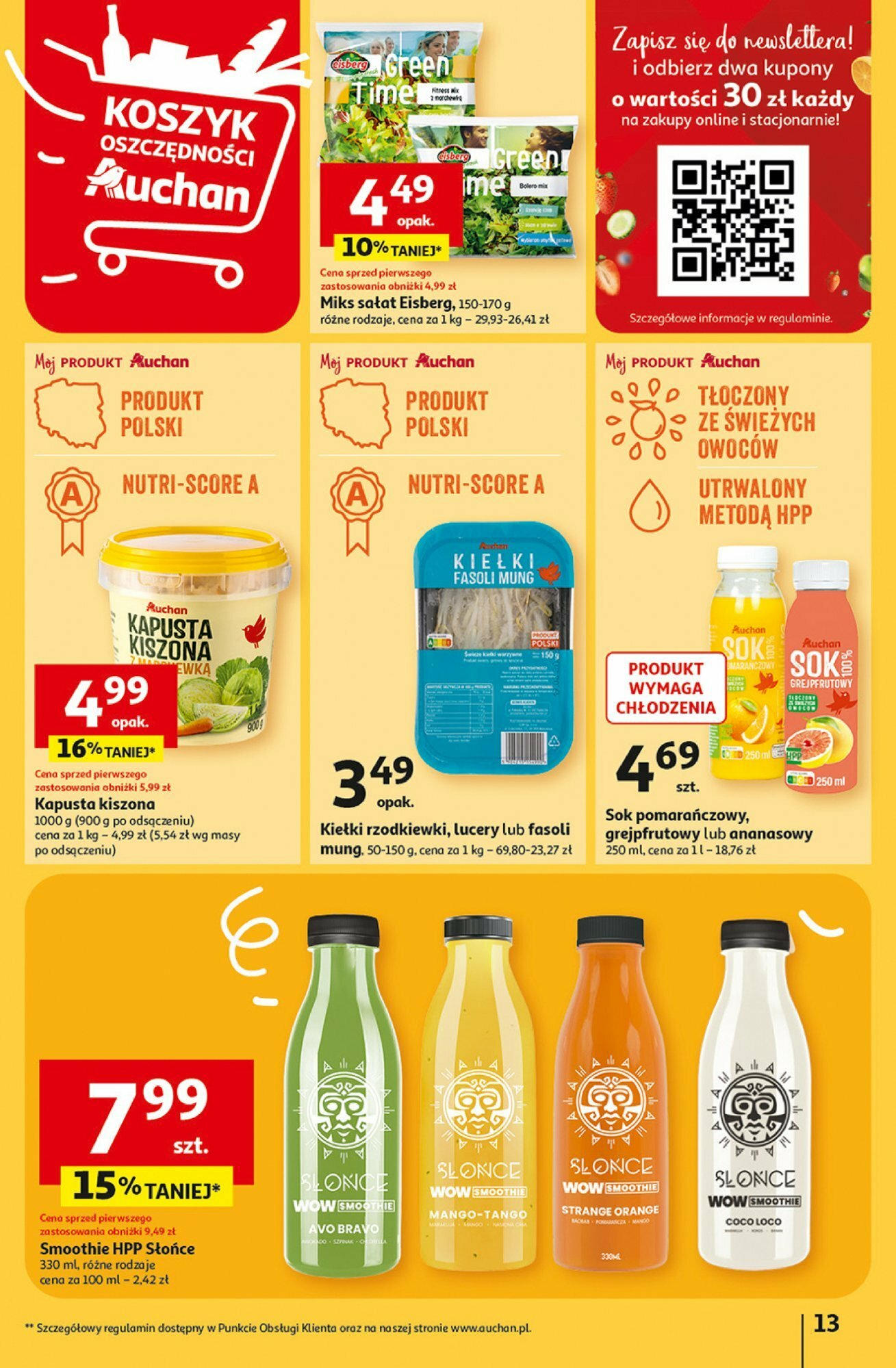 Auchan Coś dla niej i dla niego! Hipermarket Gazetka ważna od 07.03.2024 do 13.03.2024 strona 13