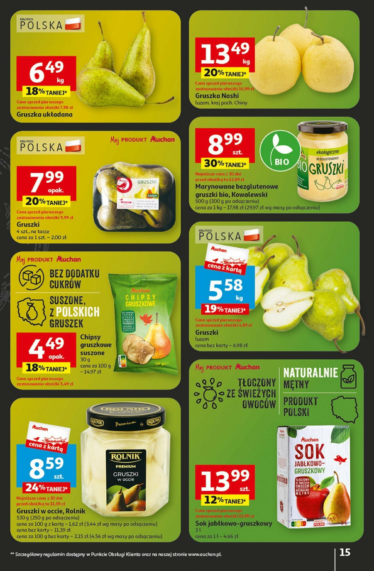 Auchan Coś dla niej i dla niego! Hipermarket Gazetka ważna od 07.03.2024 do 13.03.2024 strona 15