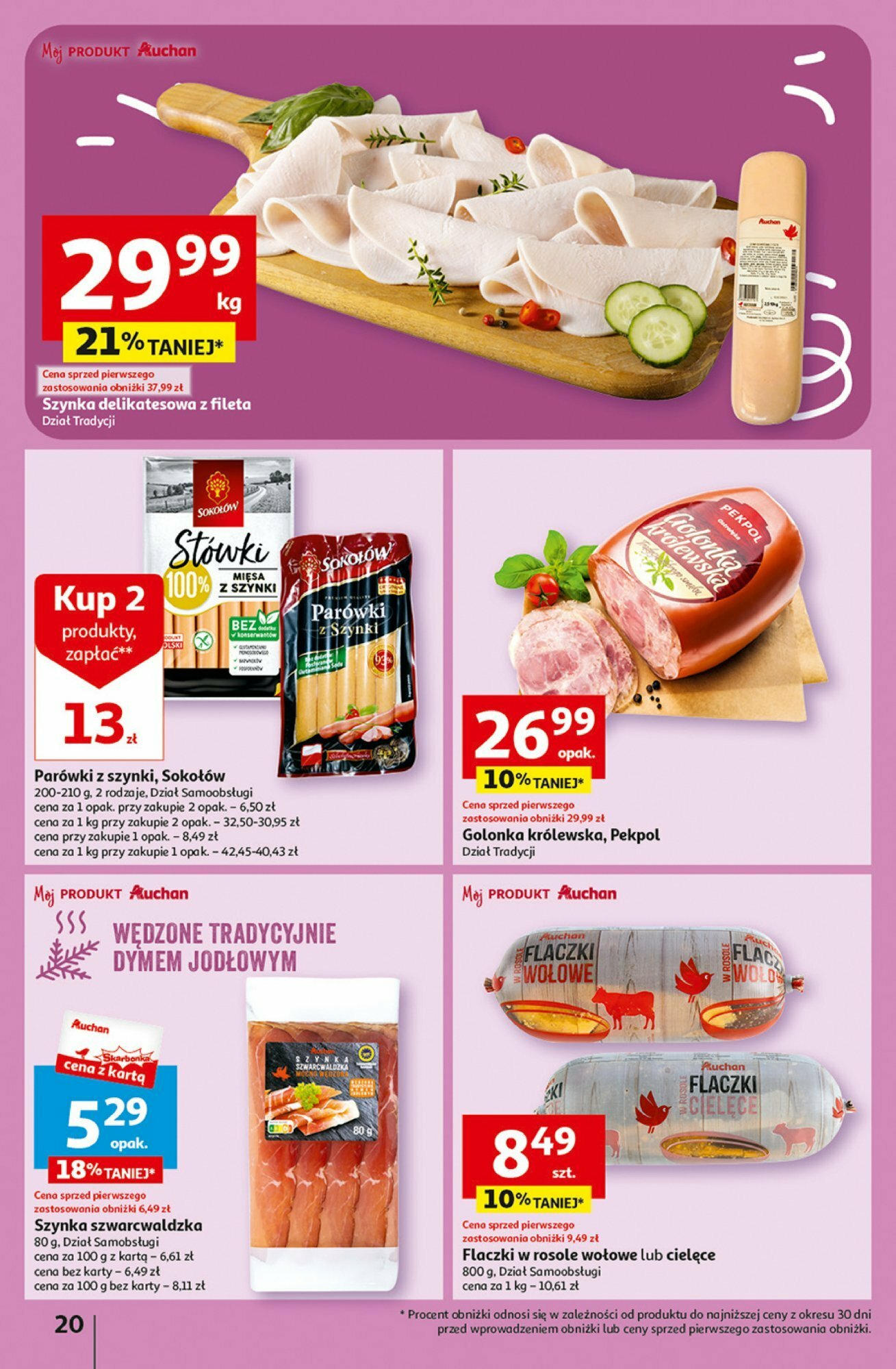 Auchan Coś dla niej i dla niego! Hipermarket Gazetka ważna od 07.03.2024 do 13.03.2024 strona 20