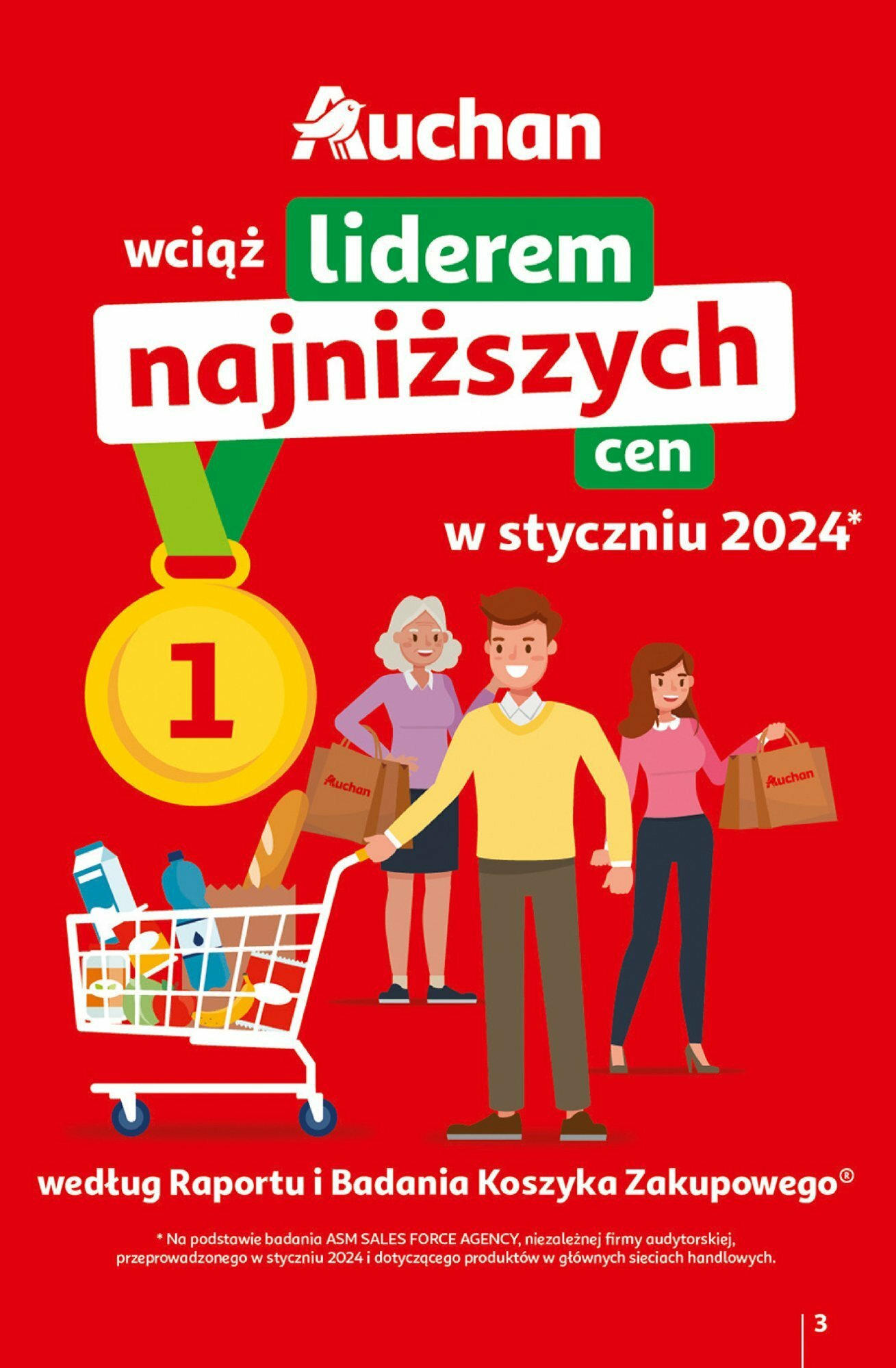 Auchan Coś dla niej i dla niego! Hipermarket Gazetka ważna od 07.03.2024 do 13.03.2024 strona 3
