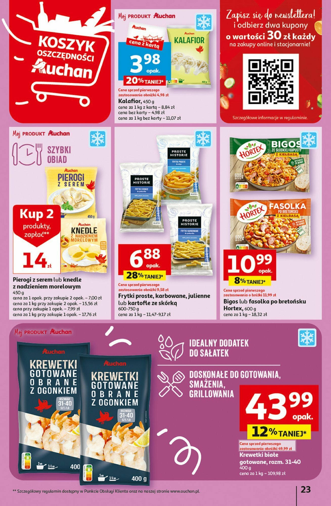 Auchan Coś dla niej i dla niego! Hipermarket Gazetka ważna od 07.03.2024 do 13.03.2024 strona 23