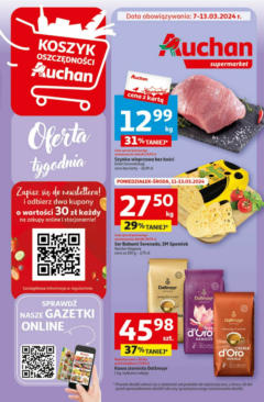 Auchan Coś dla niej i dla niego! Hipermarket Gazetka ważna od 07.03.2024 do 13.03.2024 strona 24