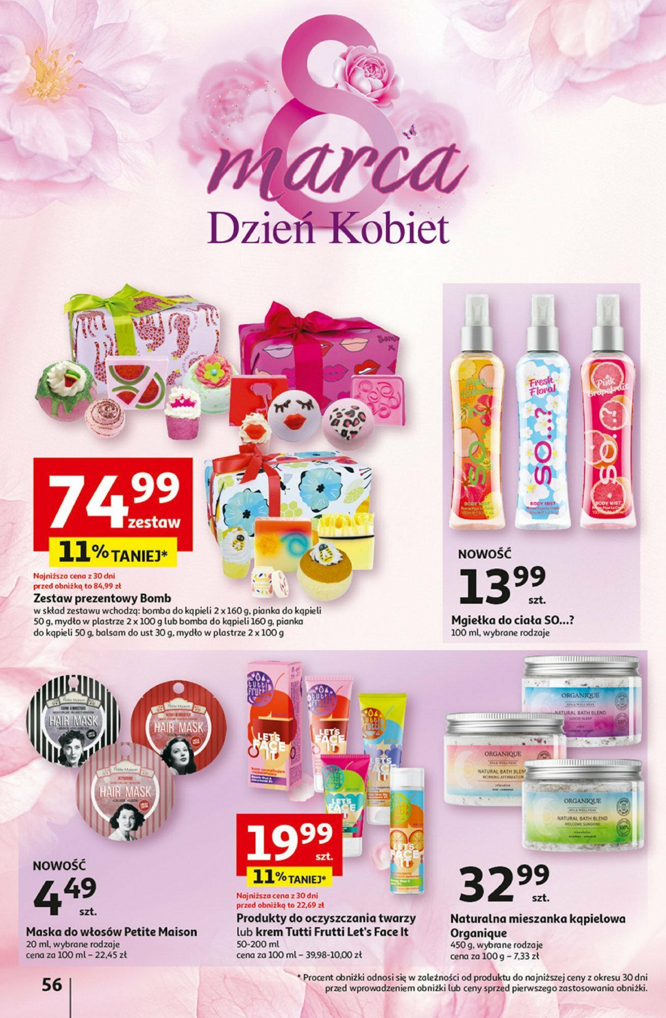 Auchan Coś dla niej i dla niego! Hipermarket Gazetka ważna od 07.03.2024 do 13.03.2024 strona 56