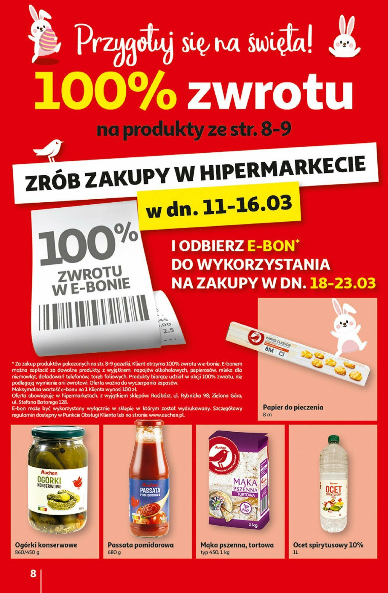 Auchan Coś dla niej i dla niego! Hipermarket Gazetka ważna od 07.03.2024 do 13.03.2024 strona 8