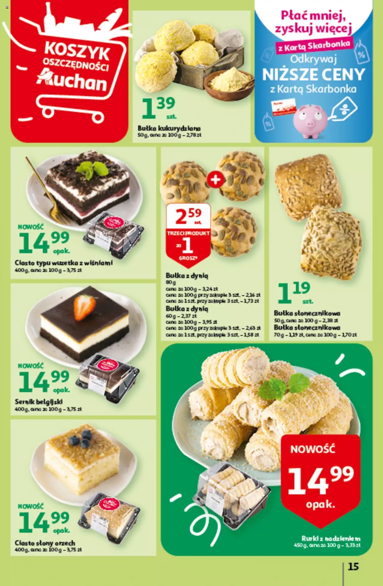Auchan Czas na wypoczynek Hipermarket Gazetka ważna od 09.06.2023 do 14.06.2023 strona 15