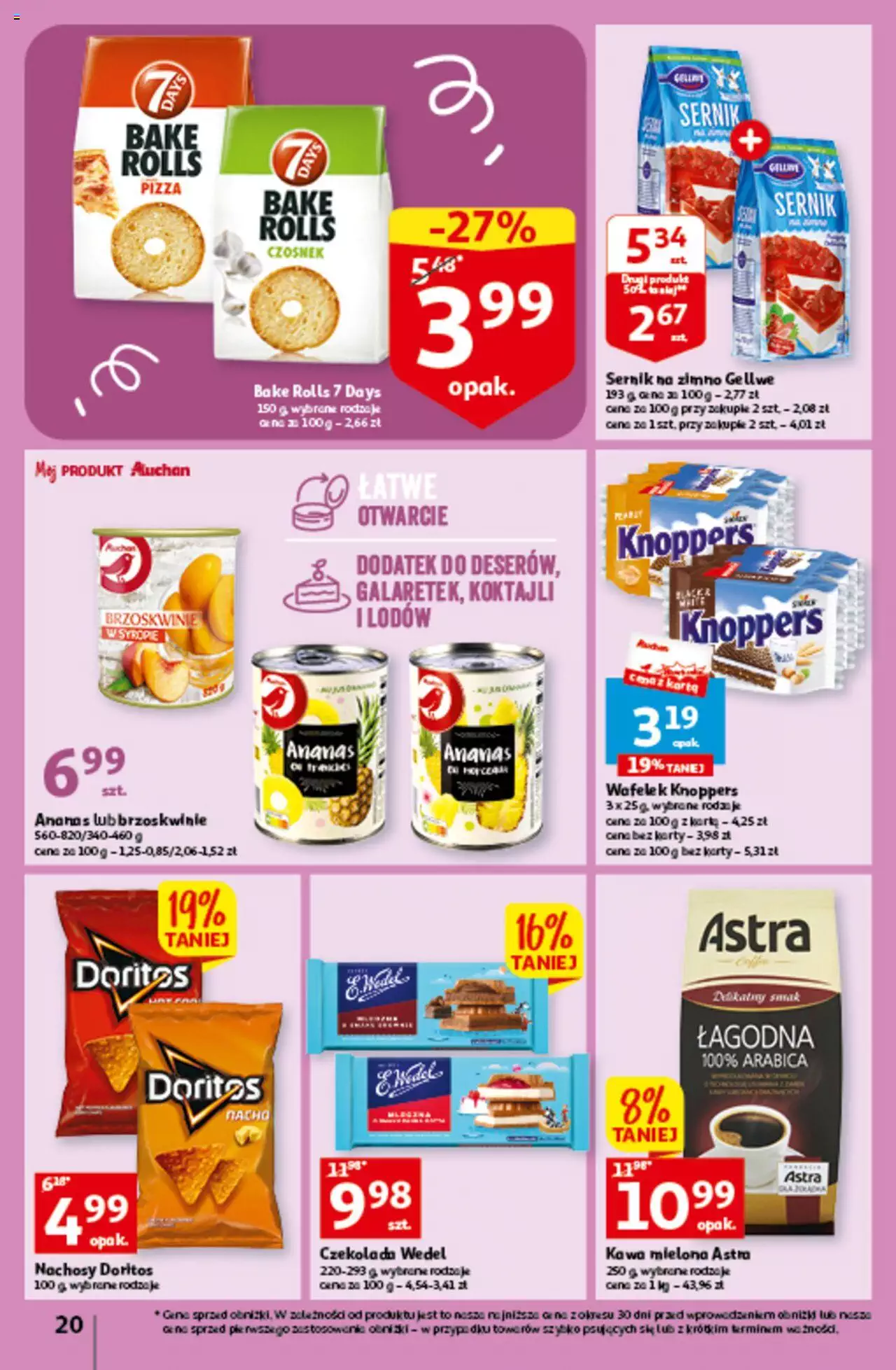 Auchan Czas na wypoczynek Hipermarket Gazetka ważna od 09.06.2023 do 14.06.2023 strona 20