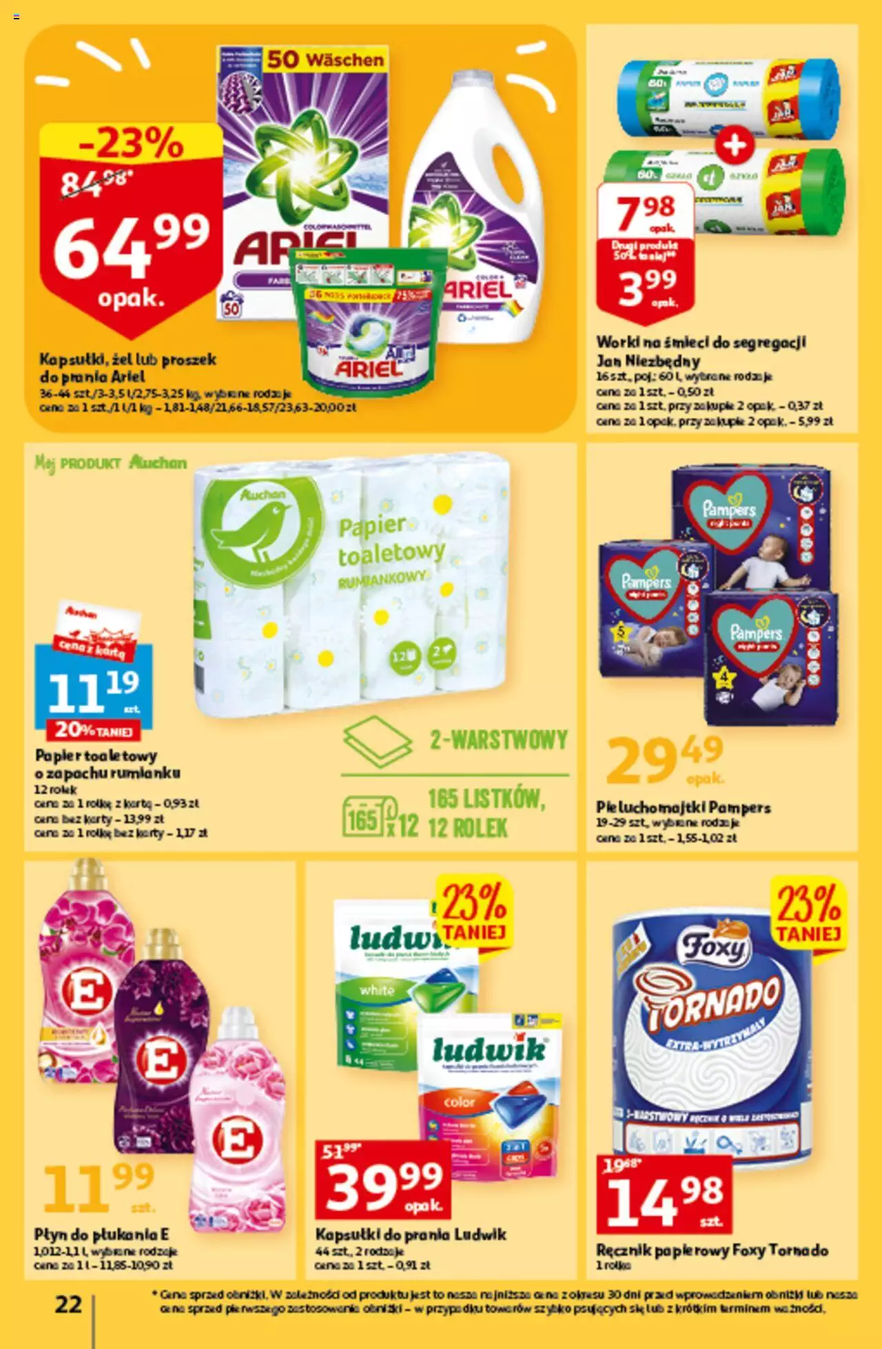 Auchan Czas na wypoczynek Hipermarket Gazetka ważna od 09.06.2023 do 14.06.2023 strona 22