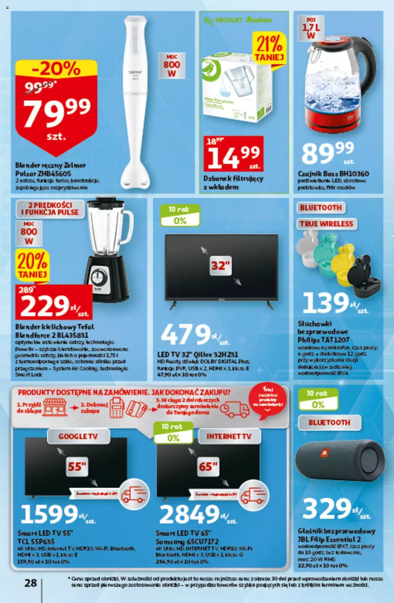 Auchan Czas na wypoczynek Hipermarket Gazetka ważna od 09.06.2023 do 14.06.2023 strona 28