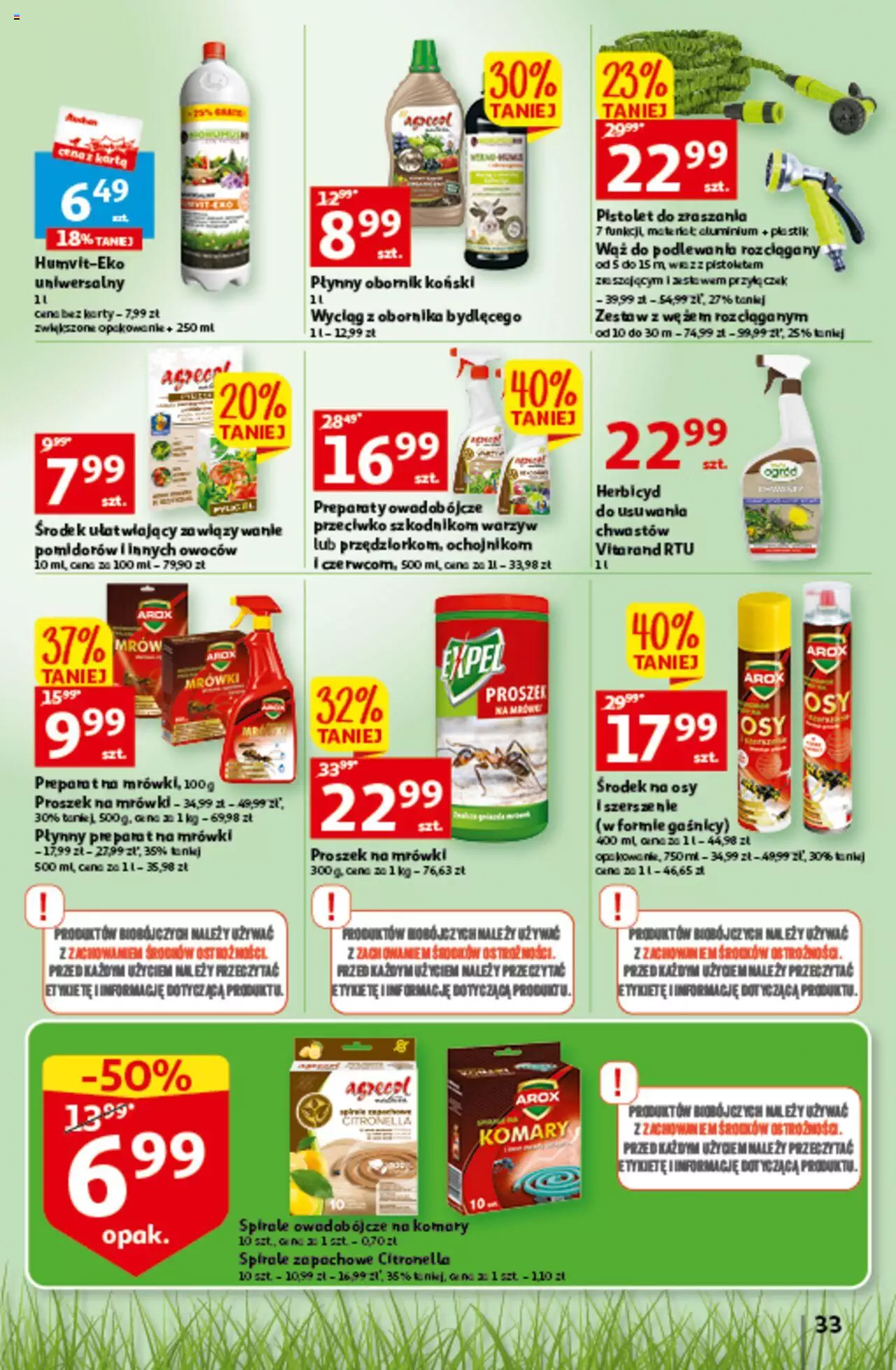Auchan Czas na wypoczynek Hipermarket Gazetka ważna od 09.06.2023 do 14.06.2023 strona 33